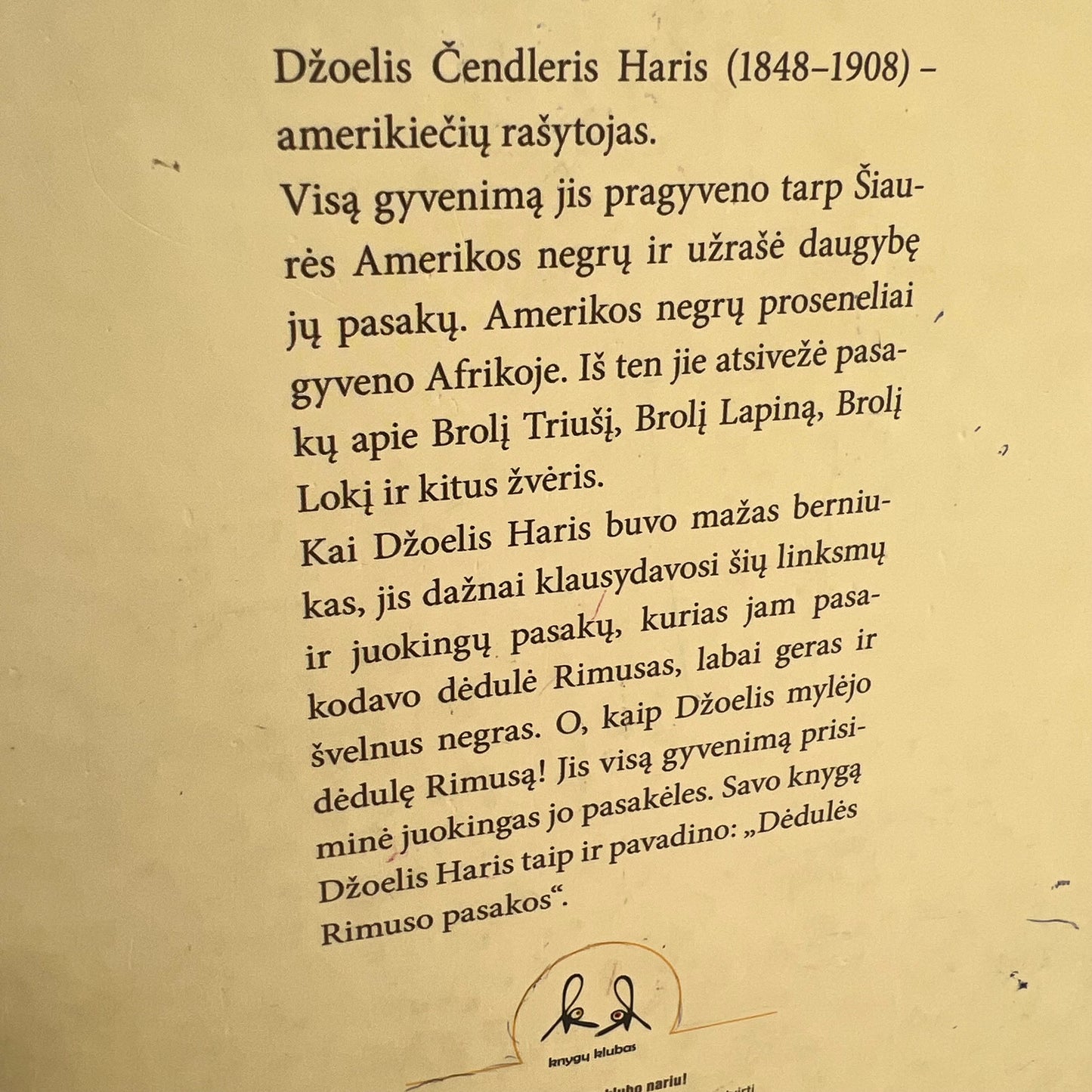 Knyga Dėdulės Rimuso pasakos