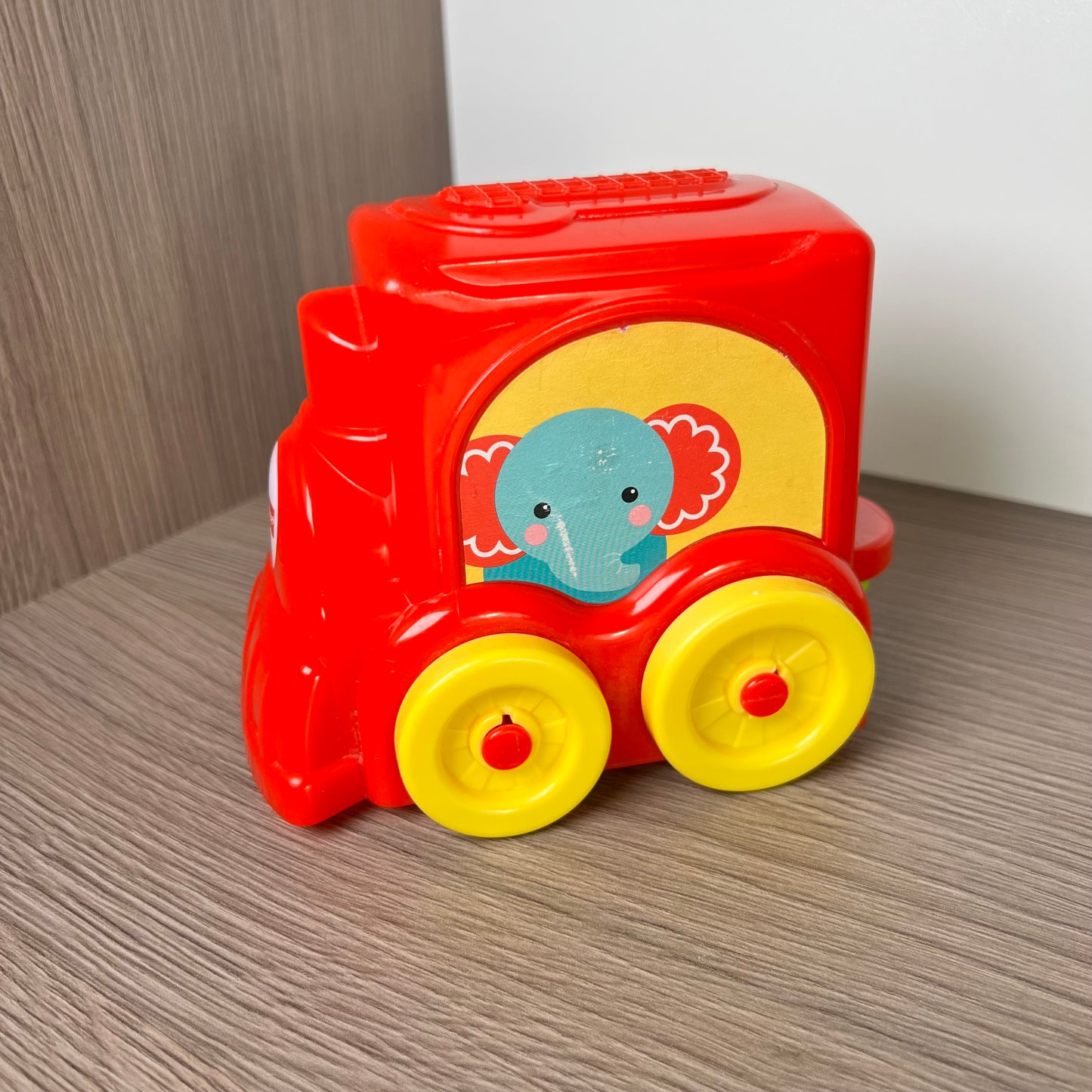 Traukinukas, kaladėlės, Fisher price