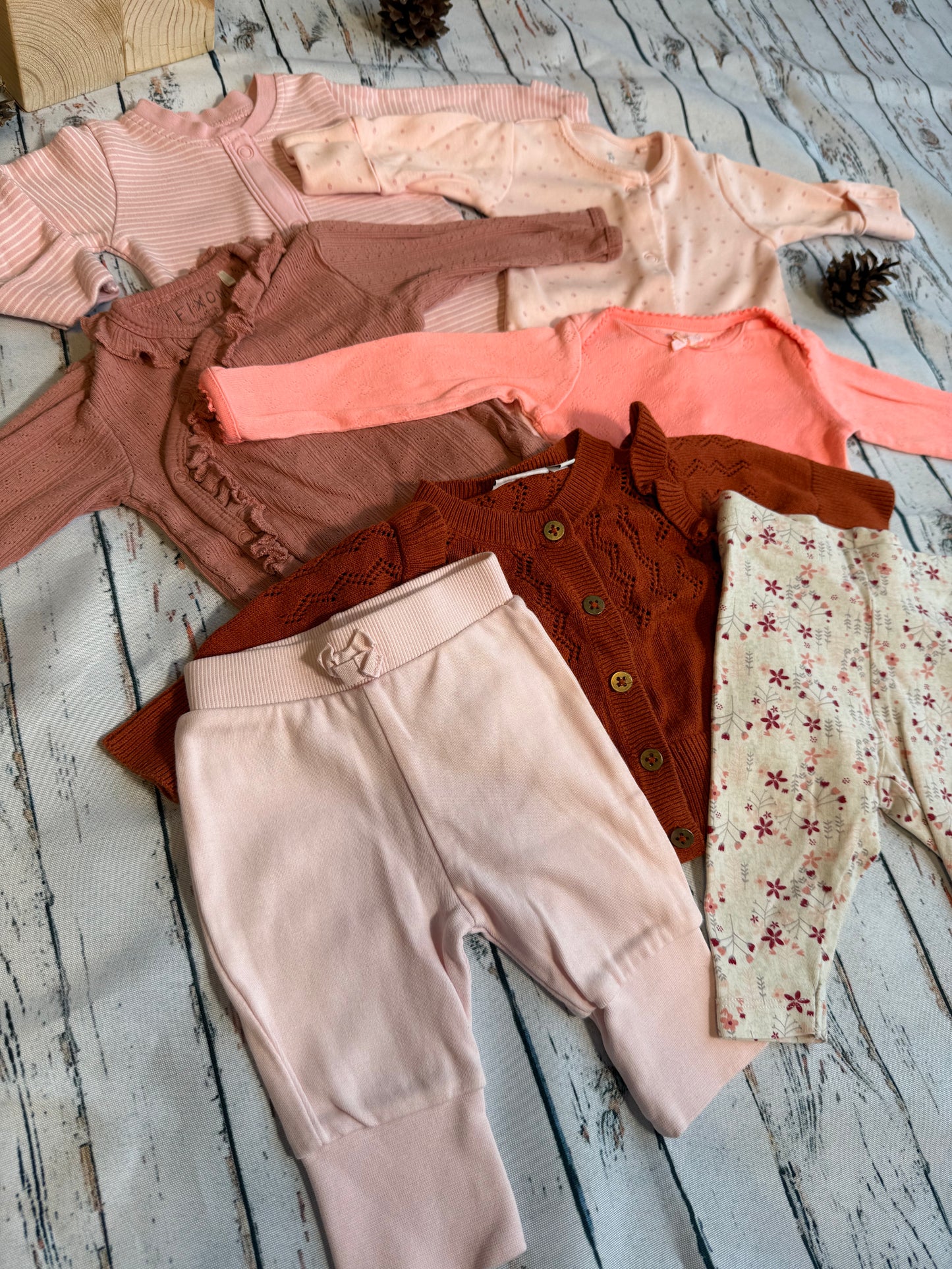 🧡 Rudeniškas debesų rinkinukas (50-56 dydis) ☁️