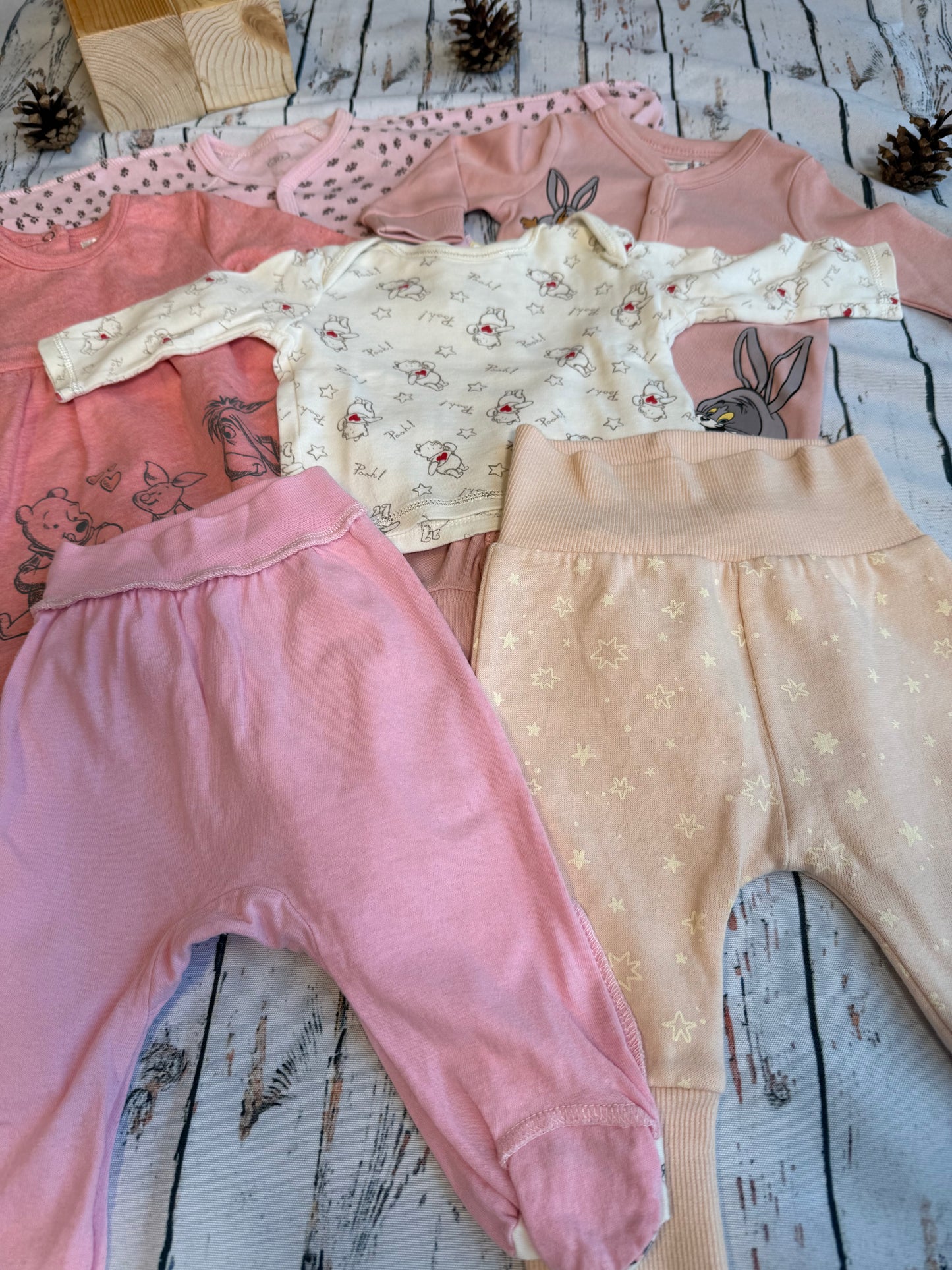 🩷 Varlytės debesų rinkinukas ☁️(50-56 dydis)☁️