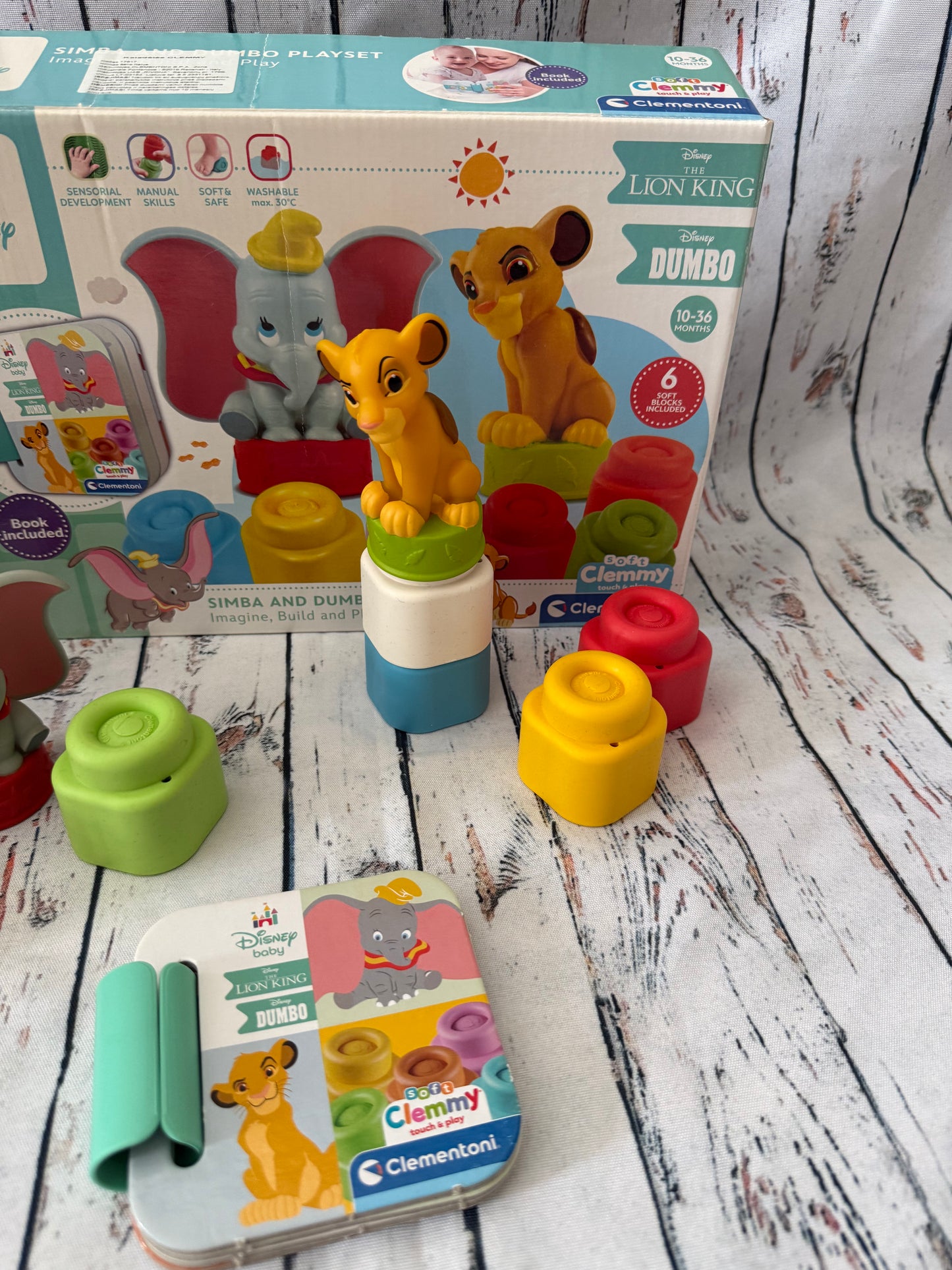 🦁🐘 Clementoni Clemmy Disney Baby „Simba & Dumbo“ rinkinys