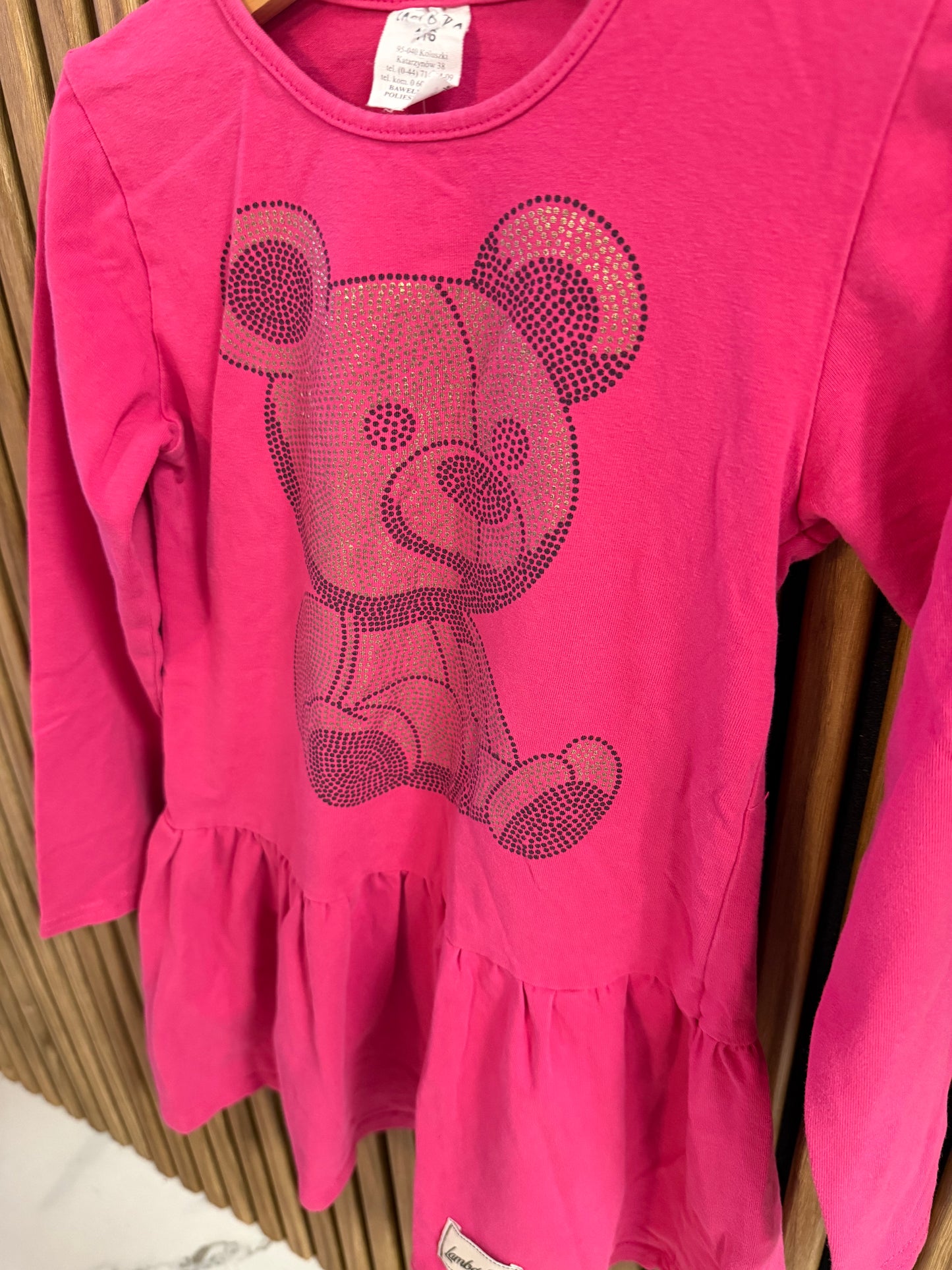 Suknelė su meškučiu