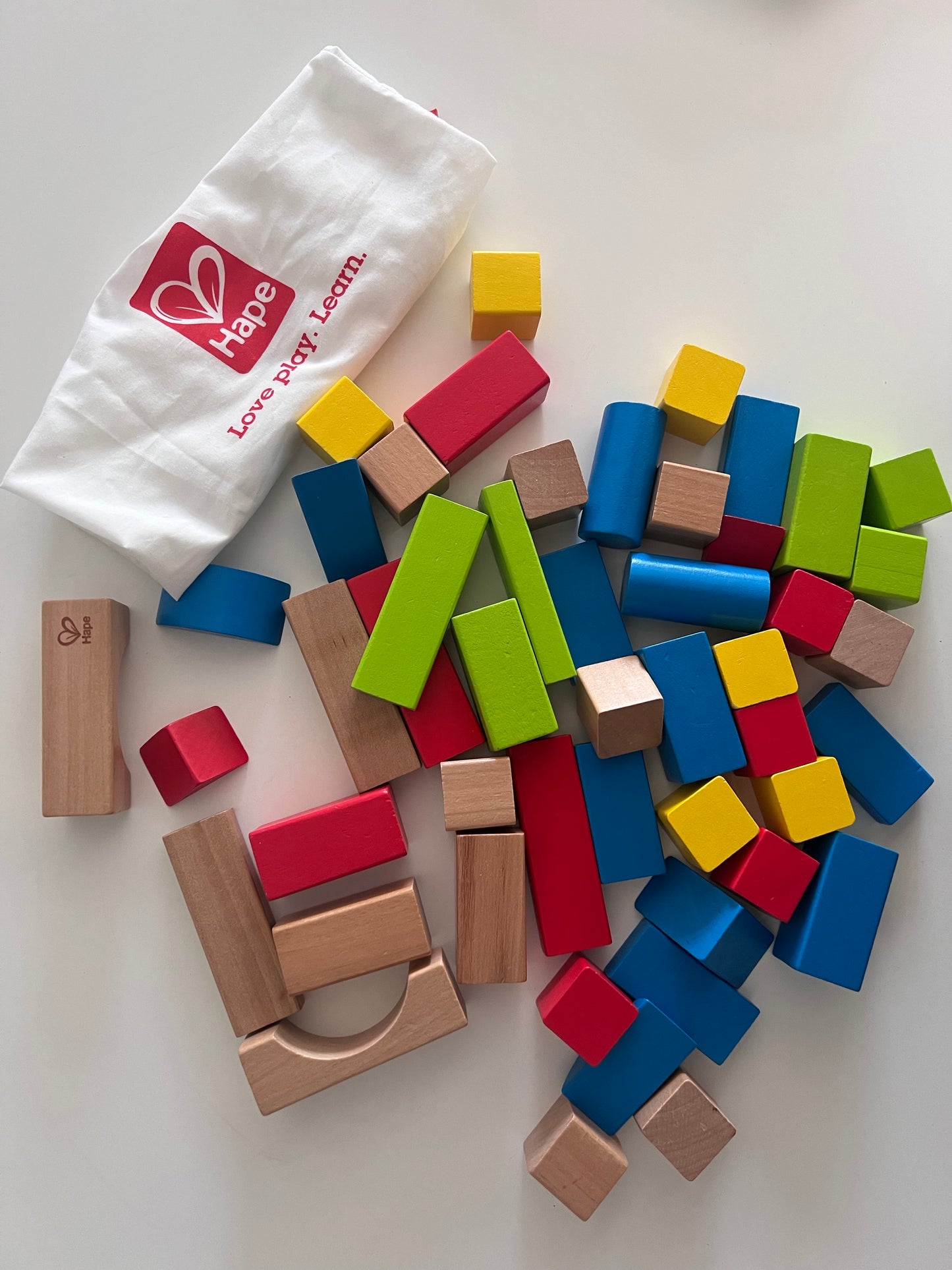 Kaladėlės medinės Hape