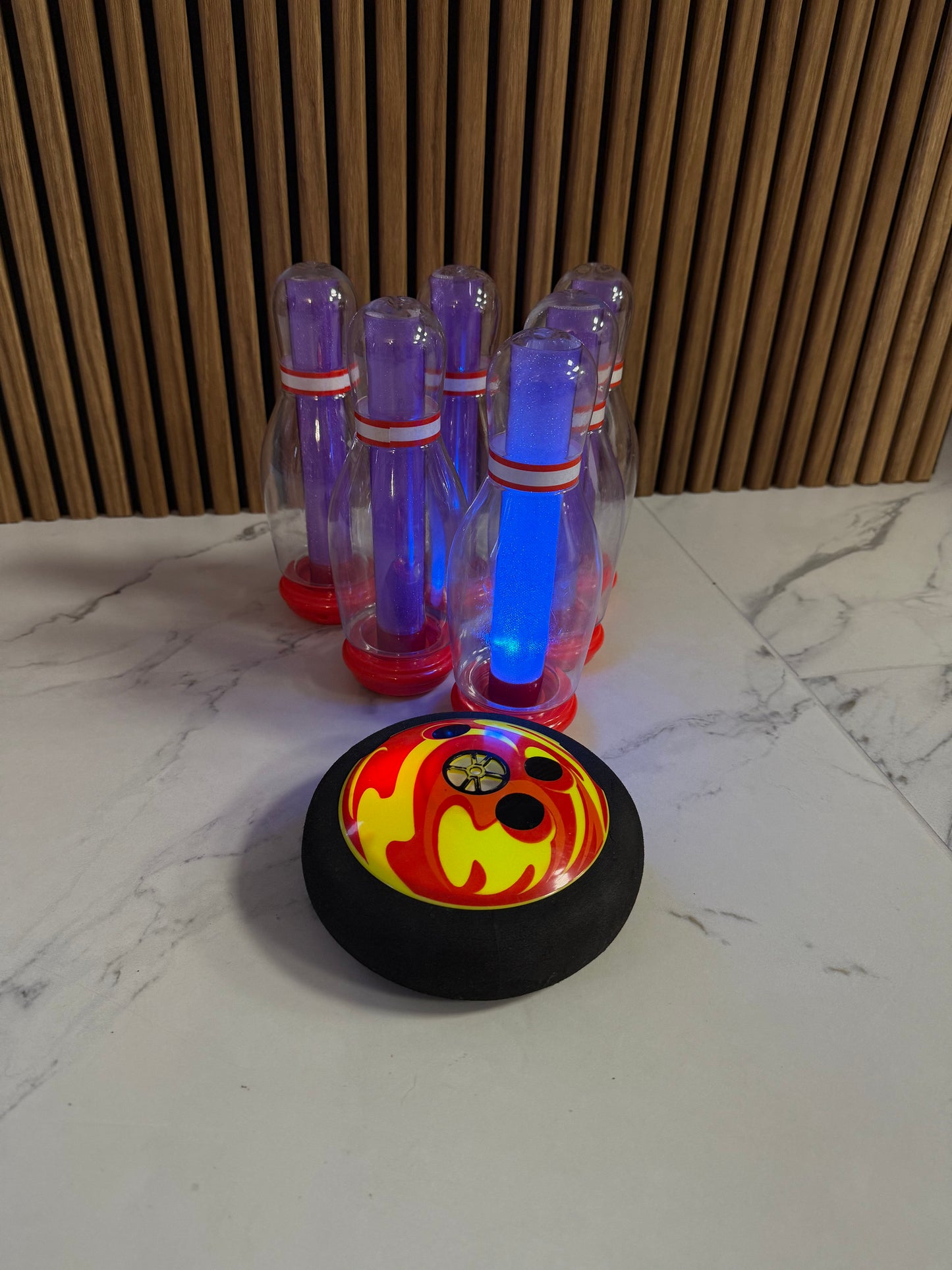 Šviečiantis boulingas „Nakties takelis“ 🎳✨