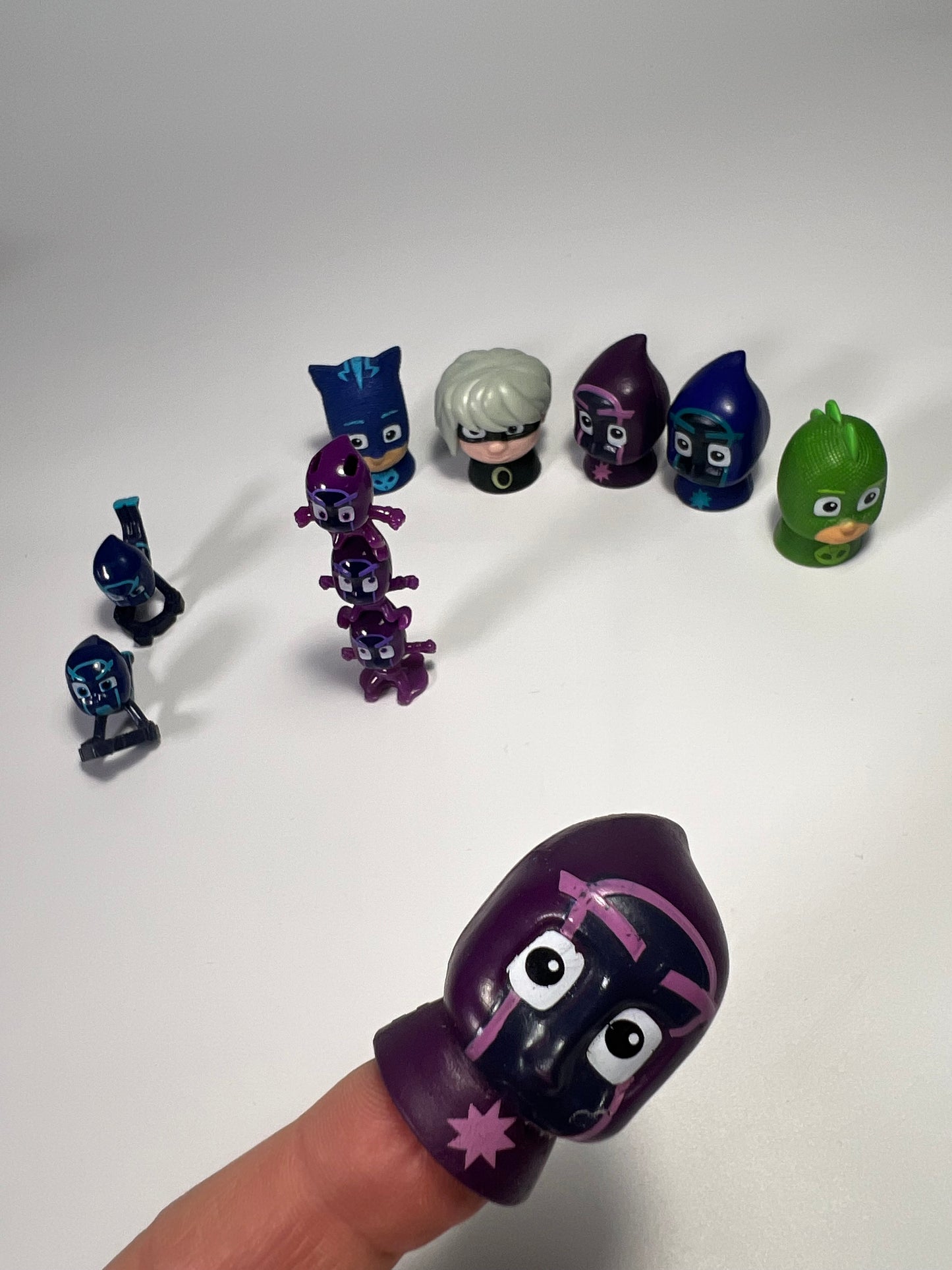 PJ masks figūrėlėes pirštukams