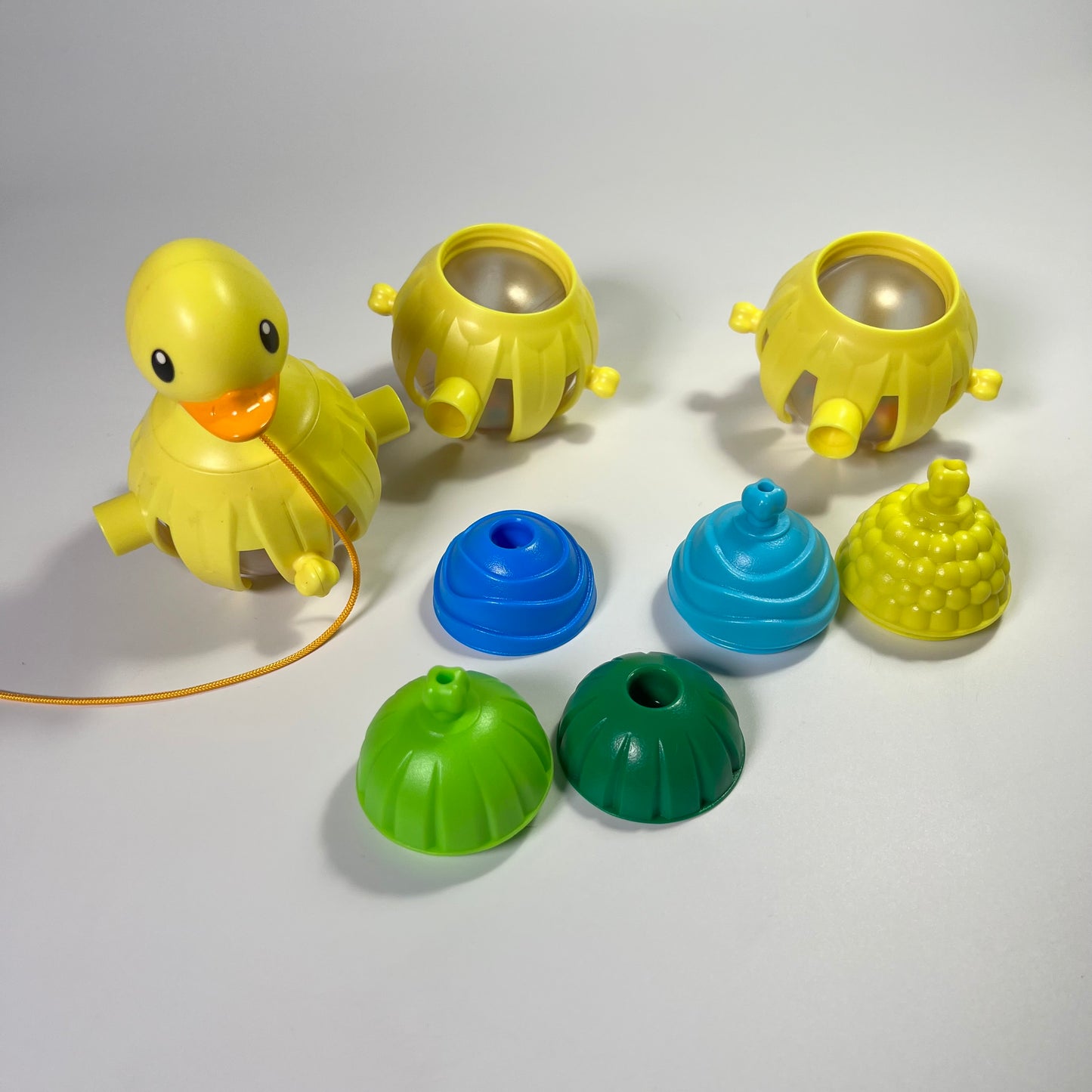 Edukacinių karoliukų rinkinys Lalaboom Pull Along Duck