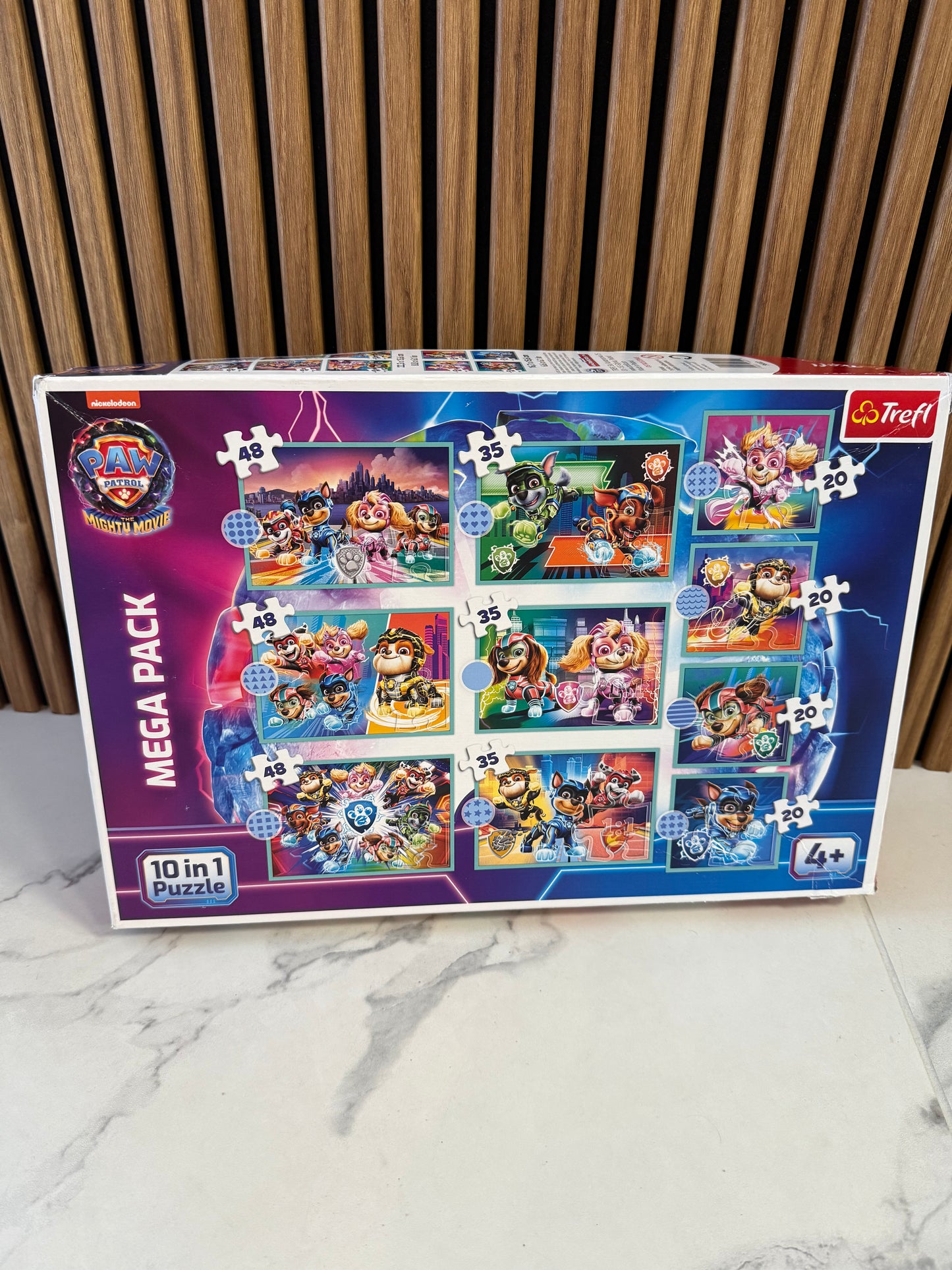 Paw Patrol „Mega Pack“ 10-in-1 dėlionių rinkinys