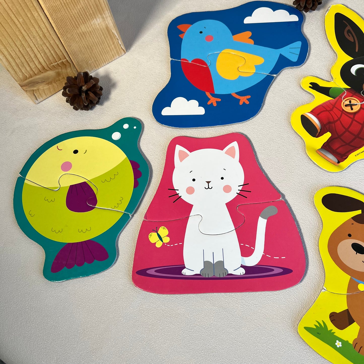 Dėlionės gyvūnėliai