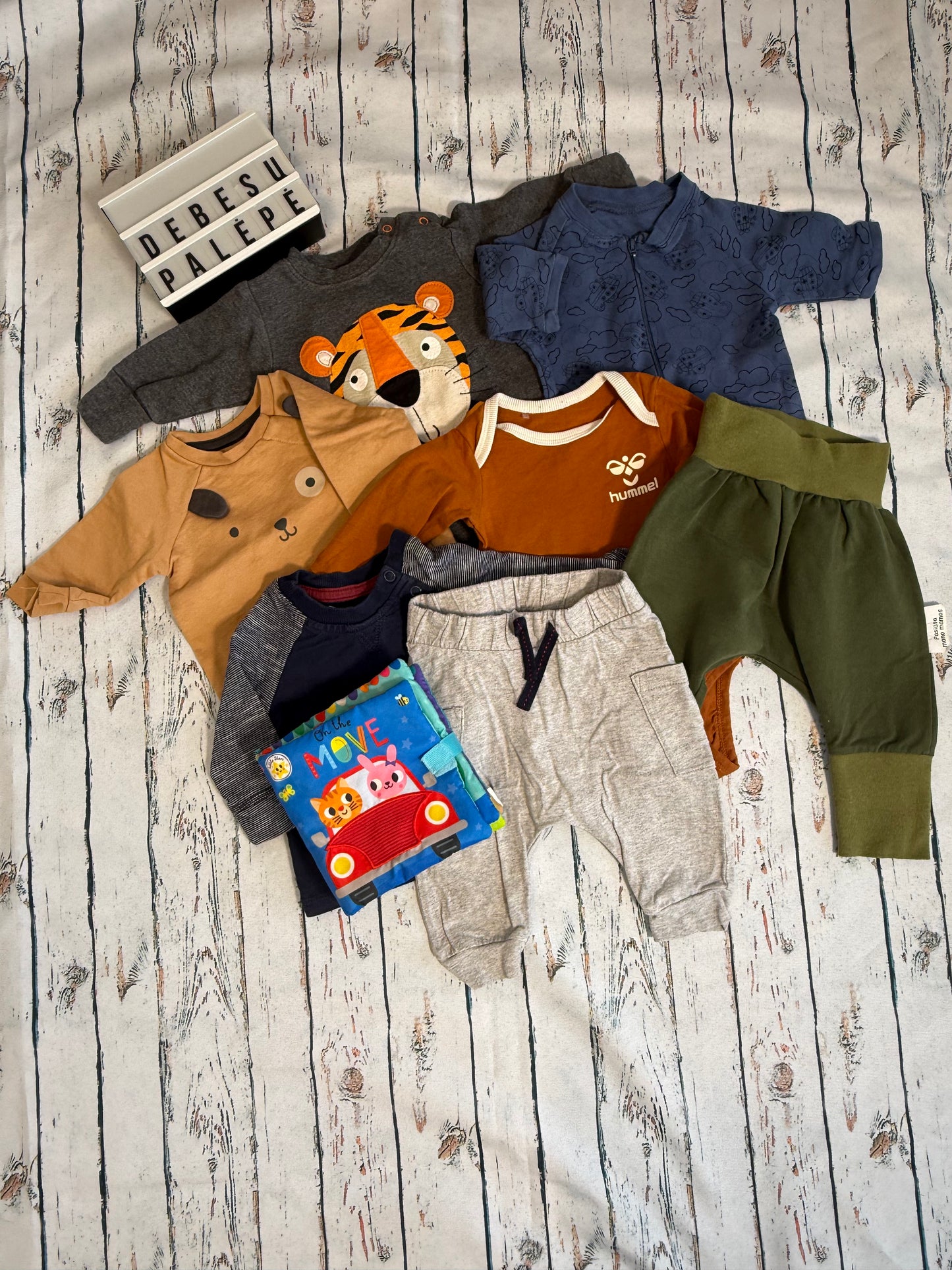 Švelnus mažylio drabužėlių rinkinys☁️(50-56 dydis)