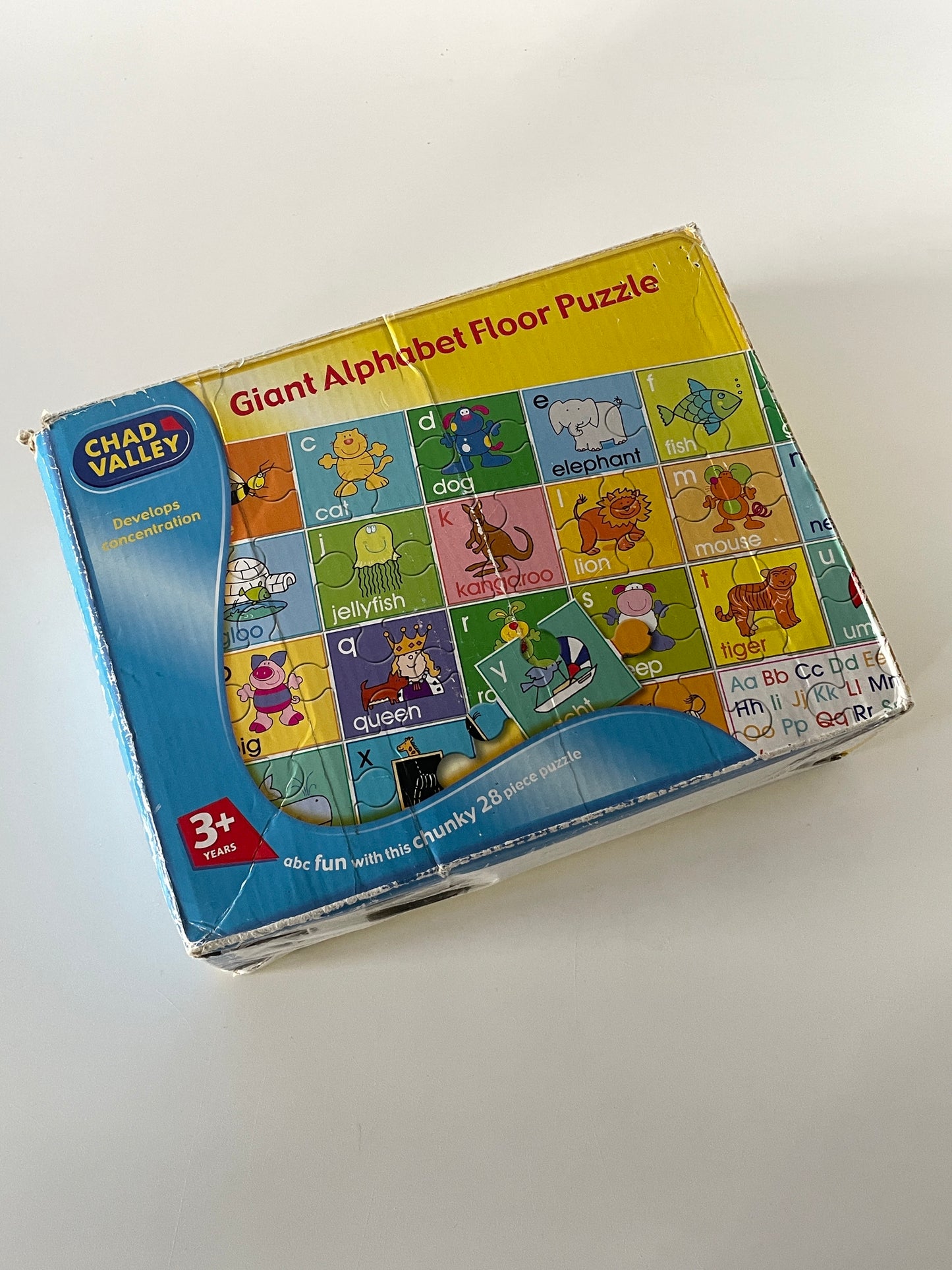 Angliškos abecėlės dėlionė