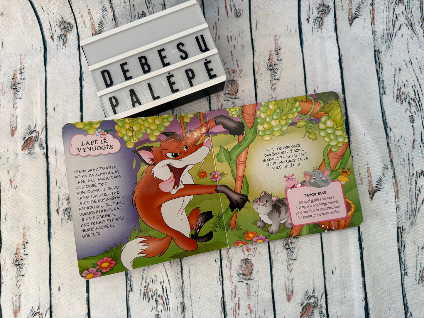 Ezopo pasakėčios vaikams 🦊📚