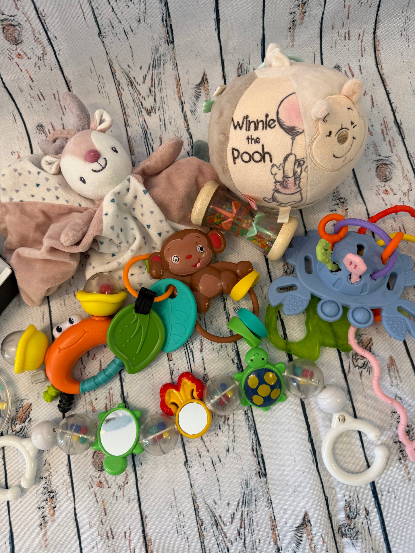 Kūdikių žaislų ir kramtukų rinkinys mažyliui 👶🧸