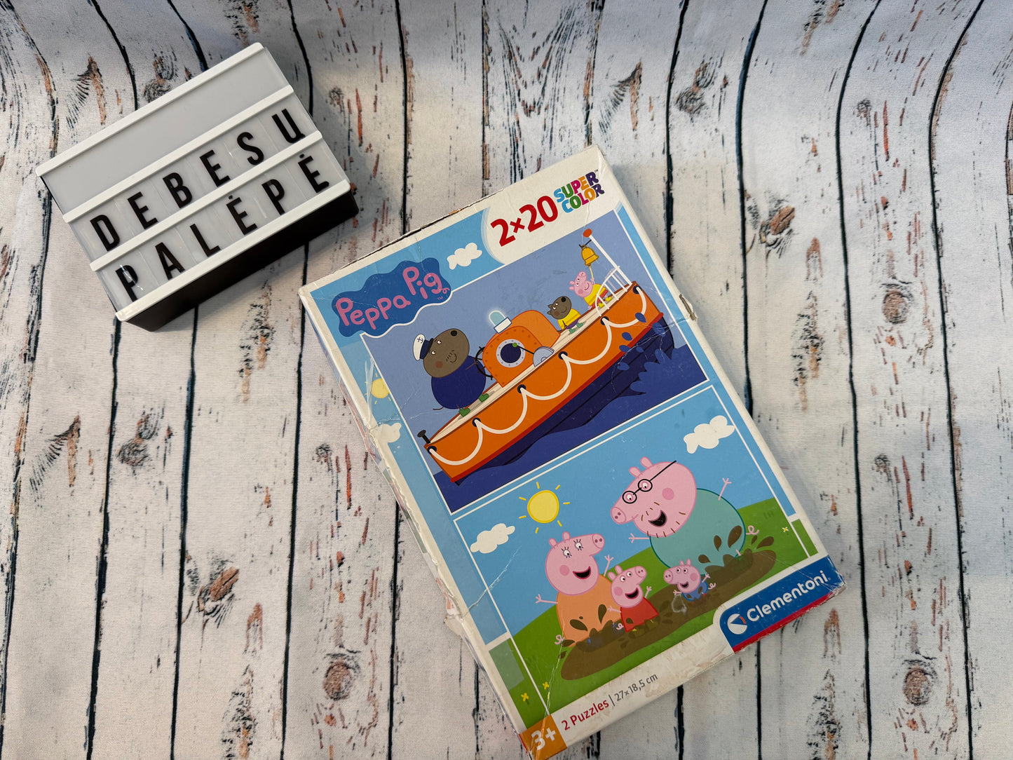 🐷🧩 Peppa Pig dėlionių rinkinys mažiesiems
