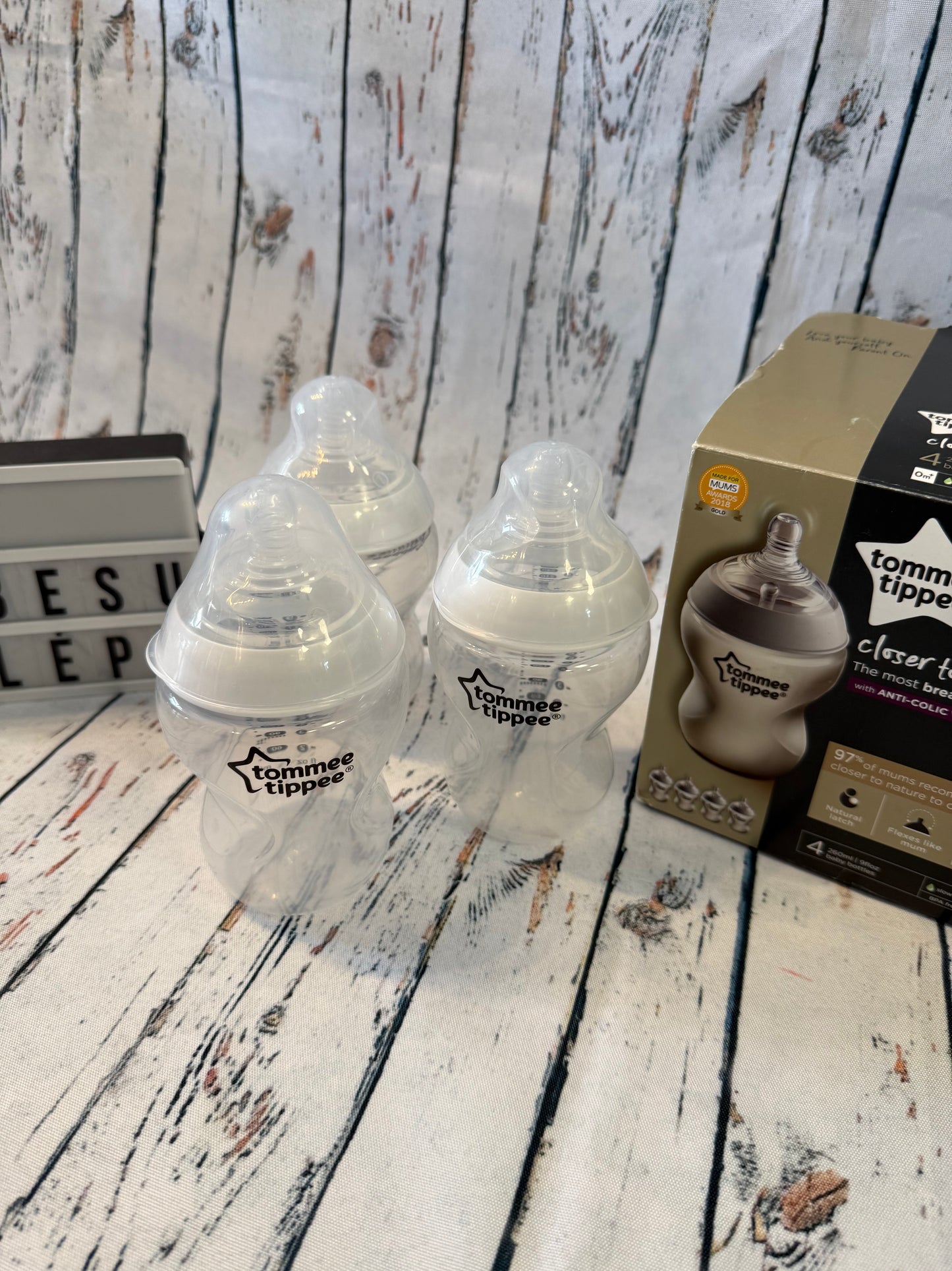 🍼🤍 Tommee Tippee Closer to Nature buteliukų rinkinys