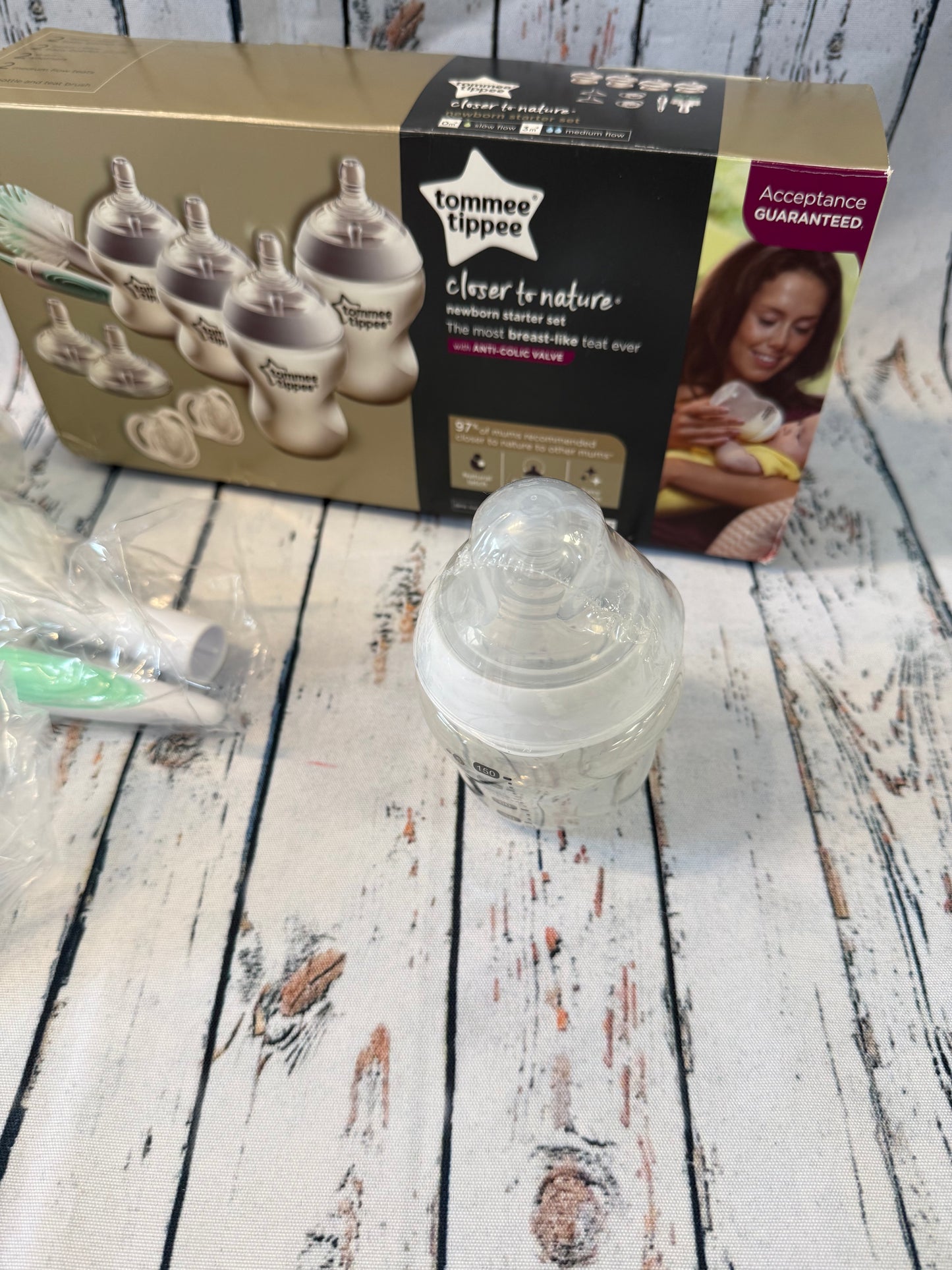 🍼🤍 Tommee Tippee Closer to Nature naujagimio rinkinys