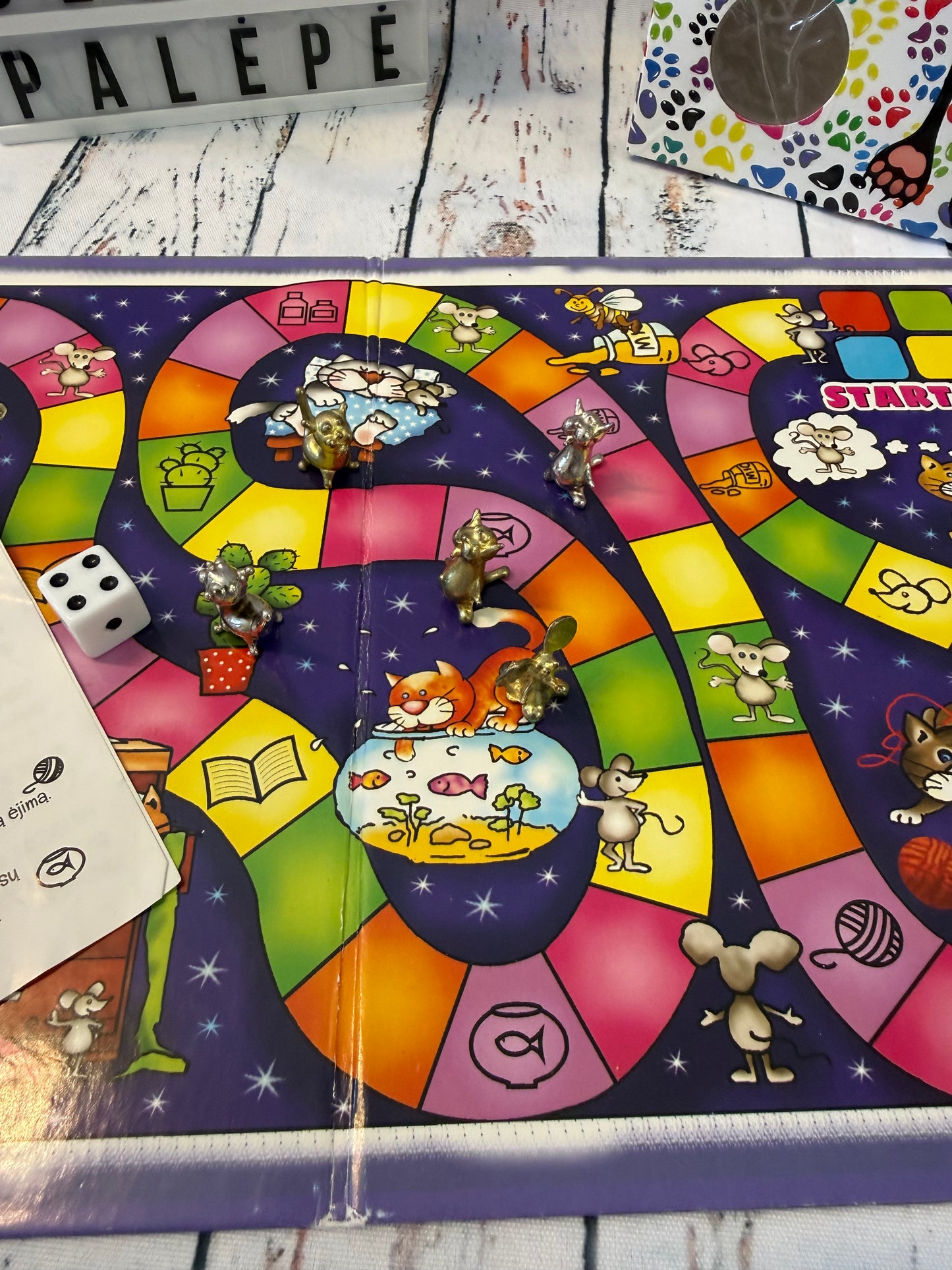 🐱🎲 Katės – linksmas šeimos stalo žaidimas