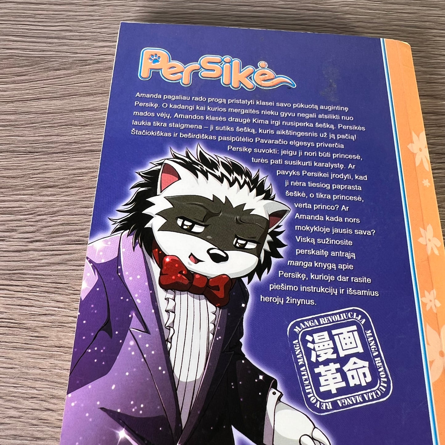 Manga komiksų knyga Persikė, II dalis