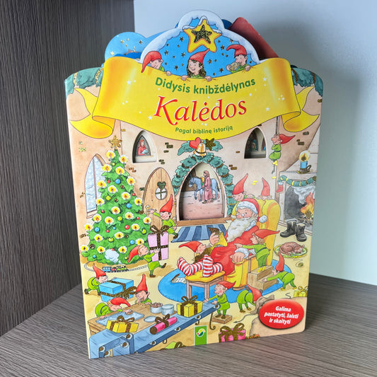 Knyga Didysis knibždėlynas Kalėdos pagal biblinę istoriją