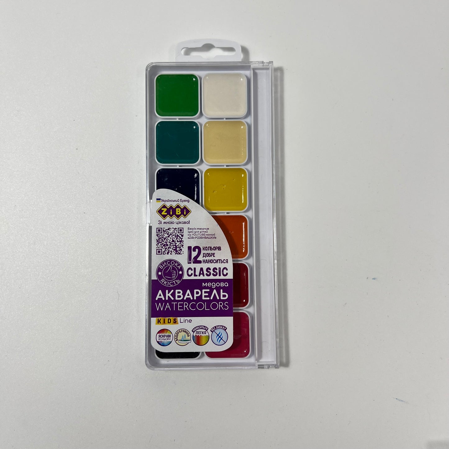 Rinkinys Kreidelės su akvarele