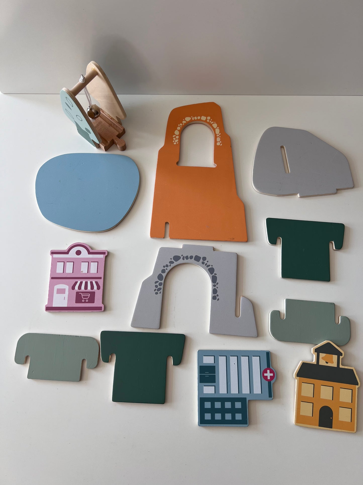 Medinė traukinių trasa