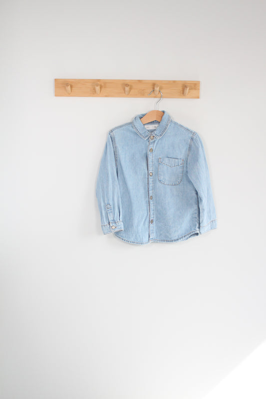 Džinsiniai marškiniai Zara