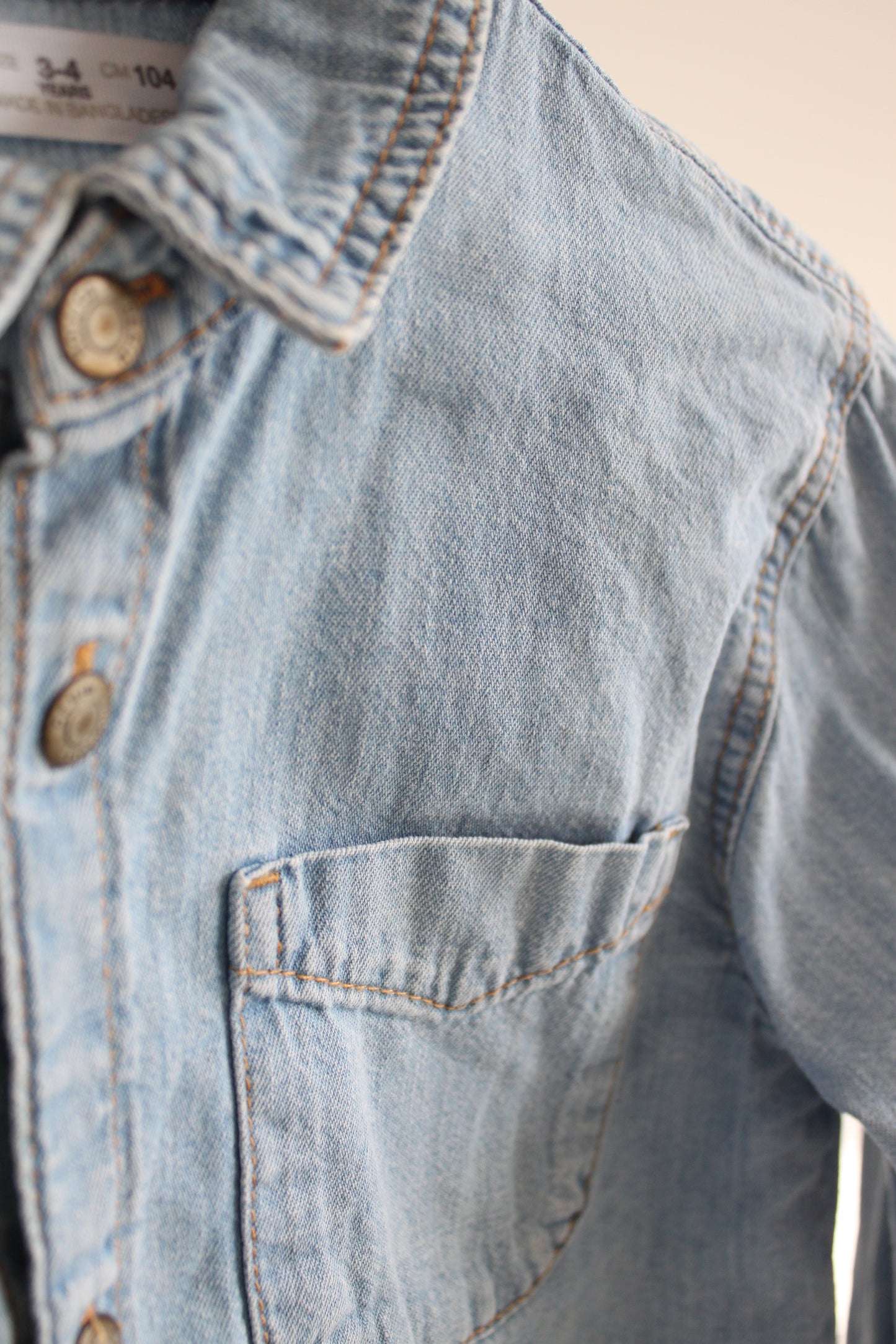 Džinsiniai marškiniai Zara