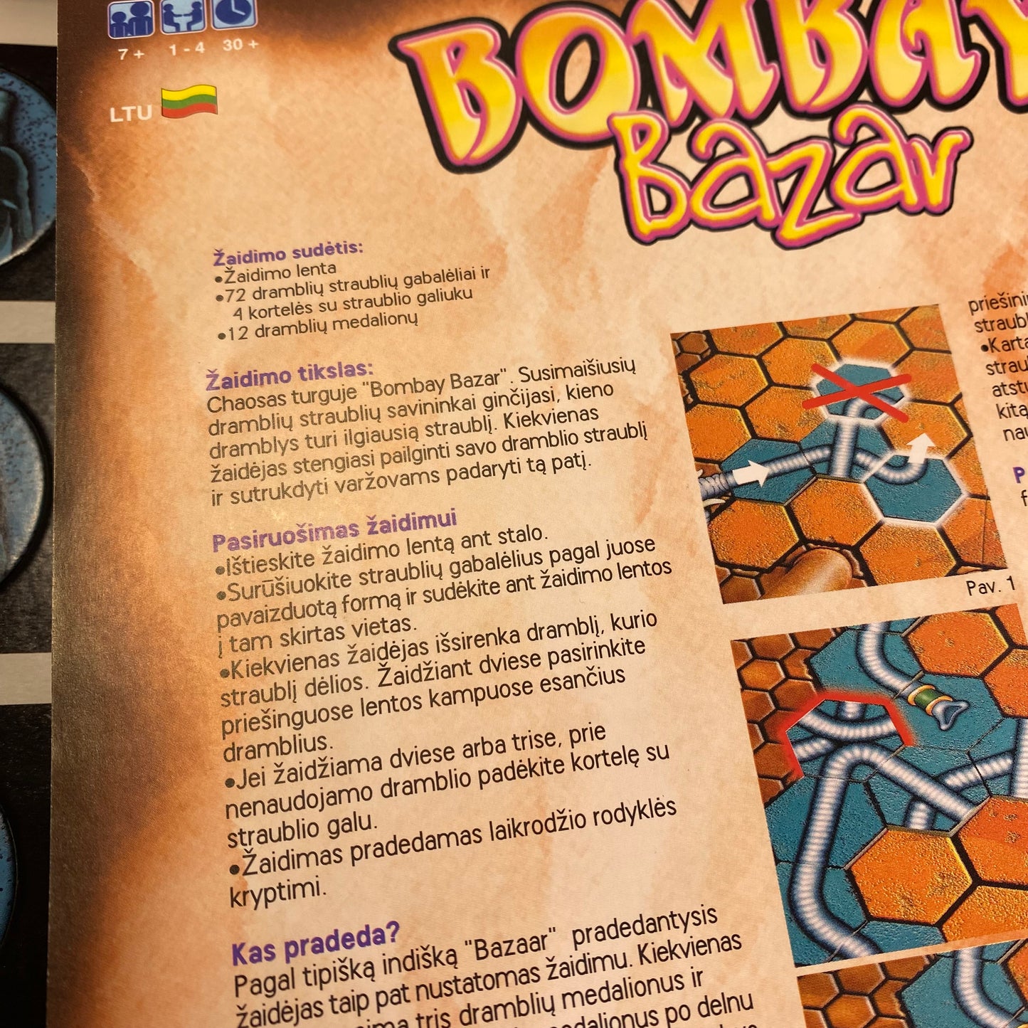 Stalo žaidimas Bombay Bazar