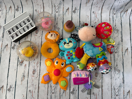 🧸🎶 Lavinamųjų žaislų rinkinys mažyliui