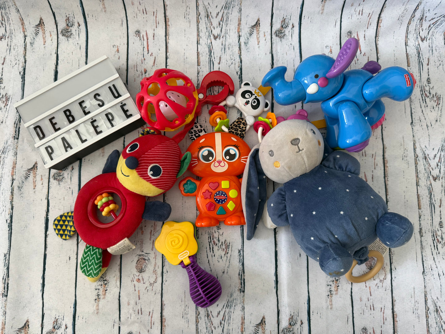 🧸🎵 Lavinamųjų žaislų rinkinys mažyliui