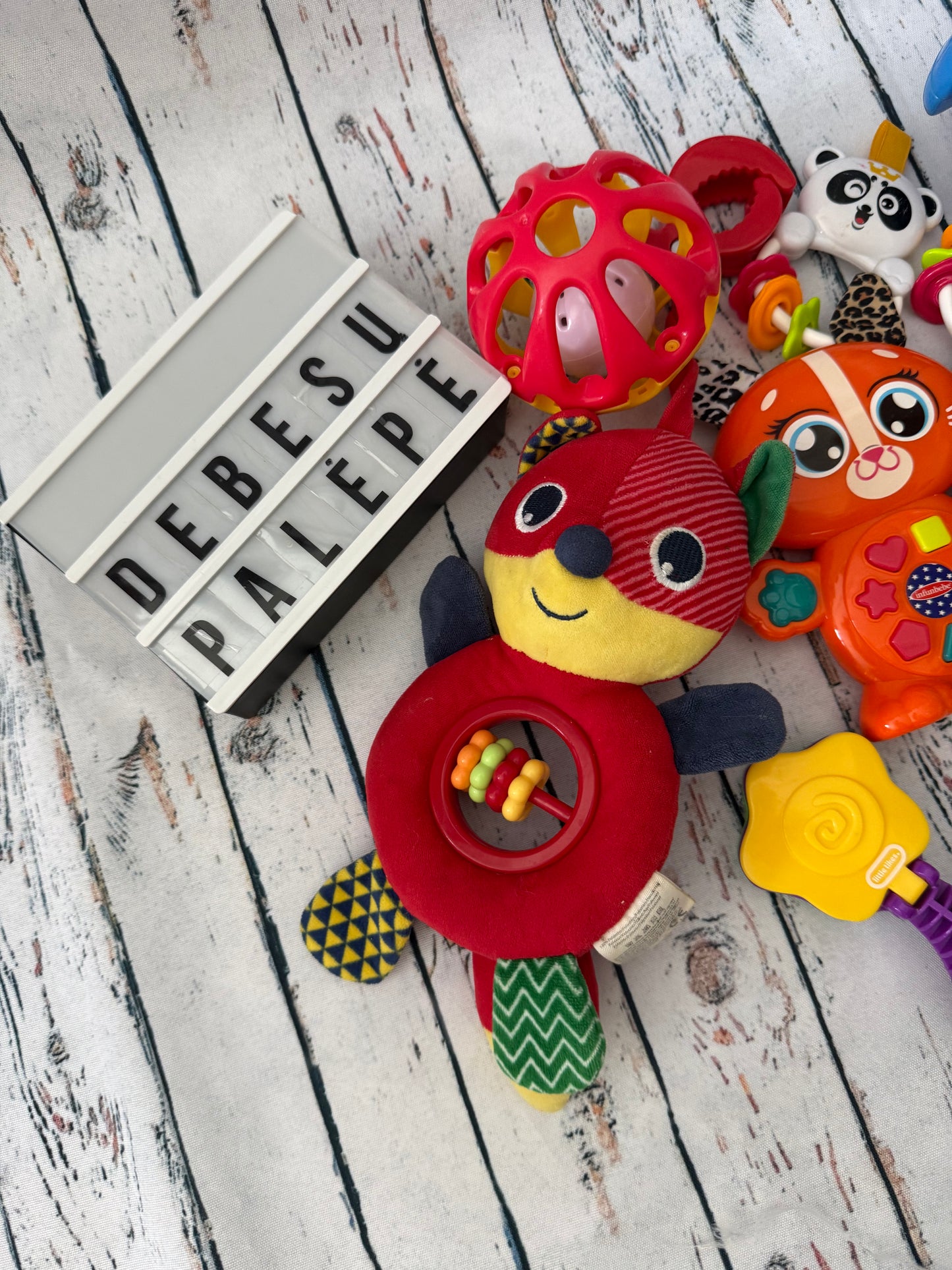 🧸🎵 Lavinamųjų žaislų rinkinys mažyliui