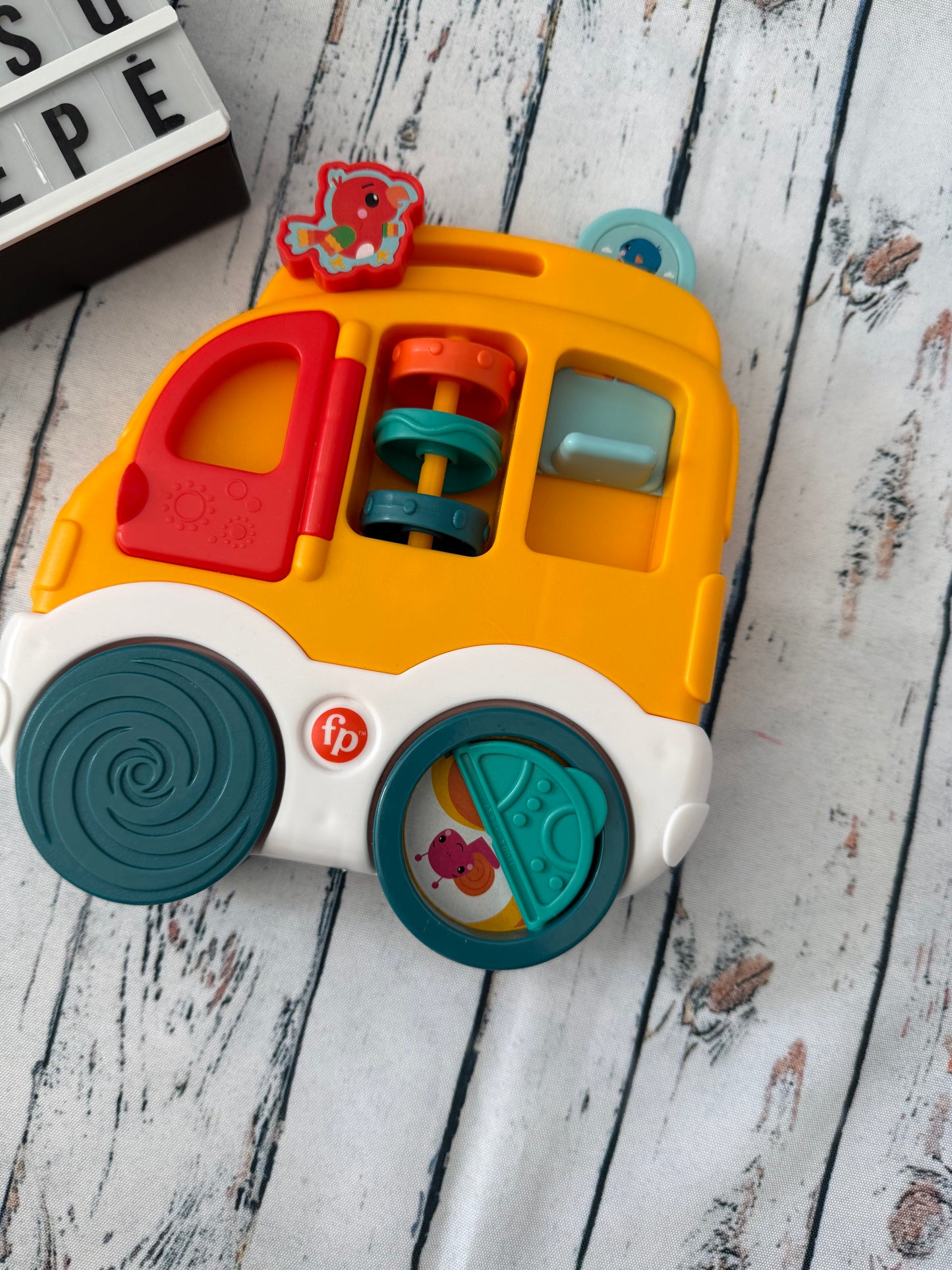 🚌💛 Fisher-Price lavinamasis autobusiukas