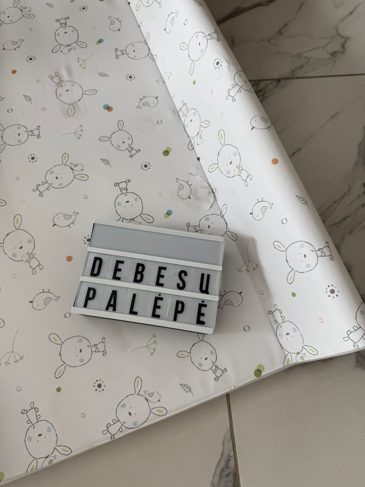 🍼✨ Kūdikio vystymo lenta su minkštu pagrindu