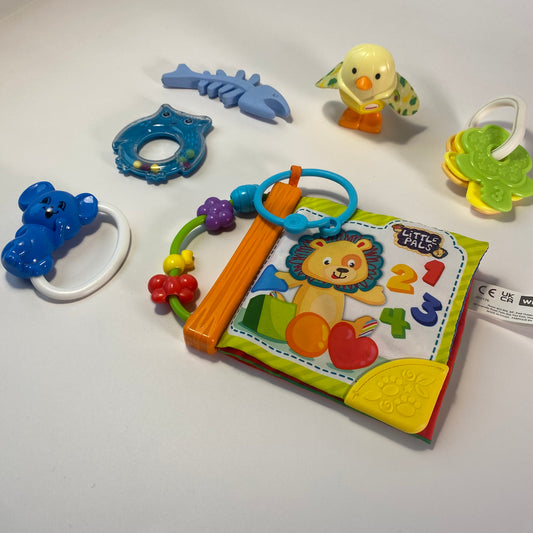 Lavinamų žaisliukų rinkinys "Švelnus pasaulio pažinimas"