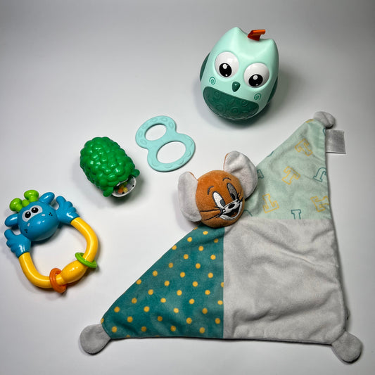 Lavinamų žaisliukų rinkinys "Švelnus pasaulio pažinimas"