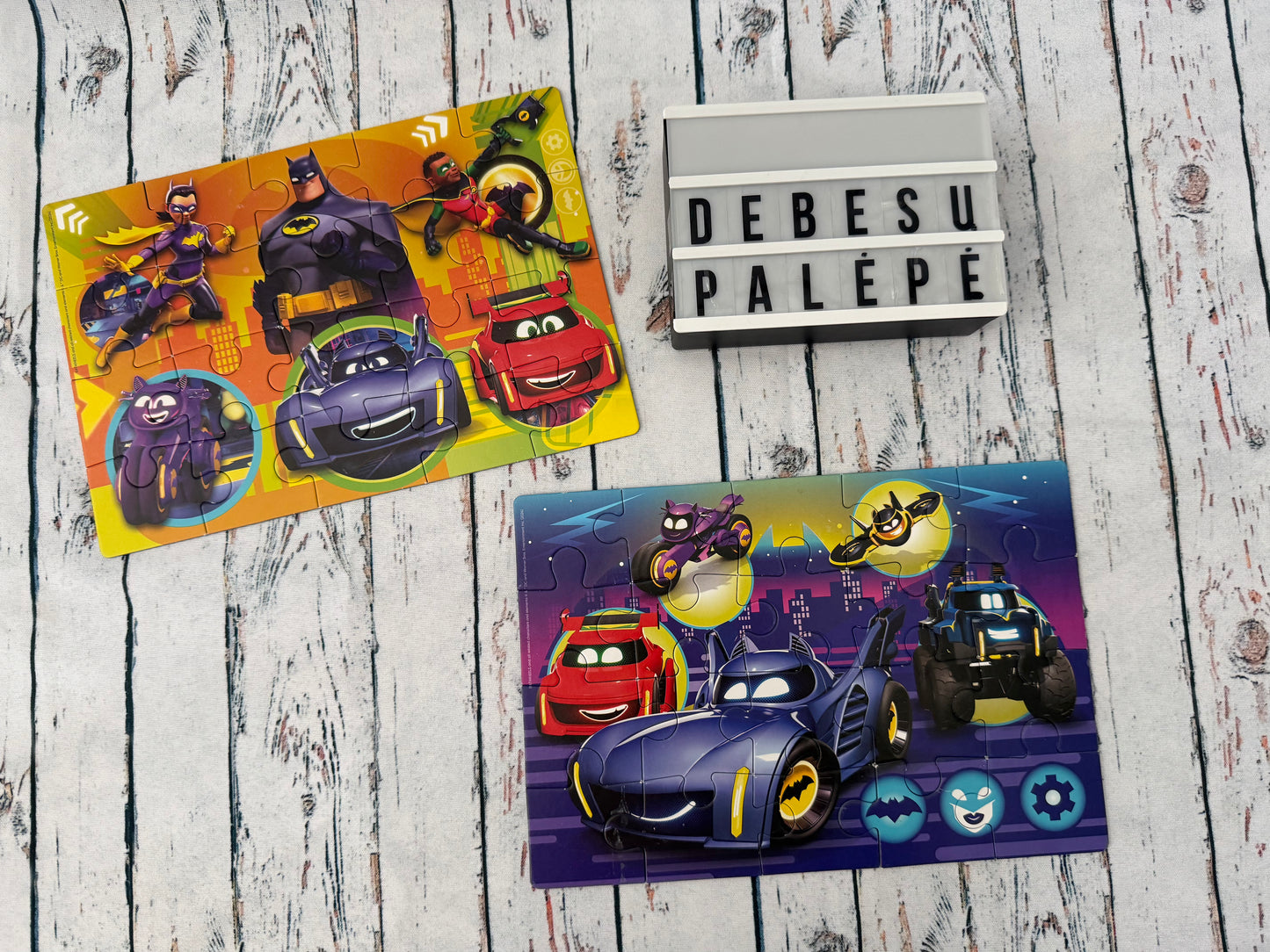 🦇 Batman dėlionių rinkinys 🧩