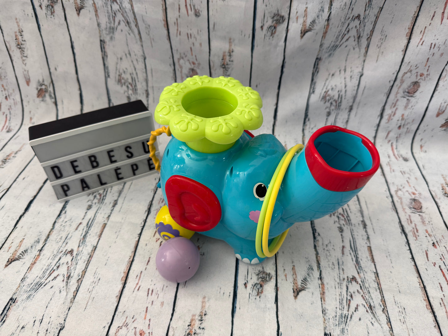 🐘🎵 Muzikinis drambliukas su kamuoliukais