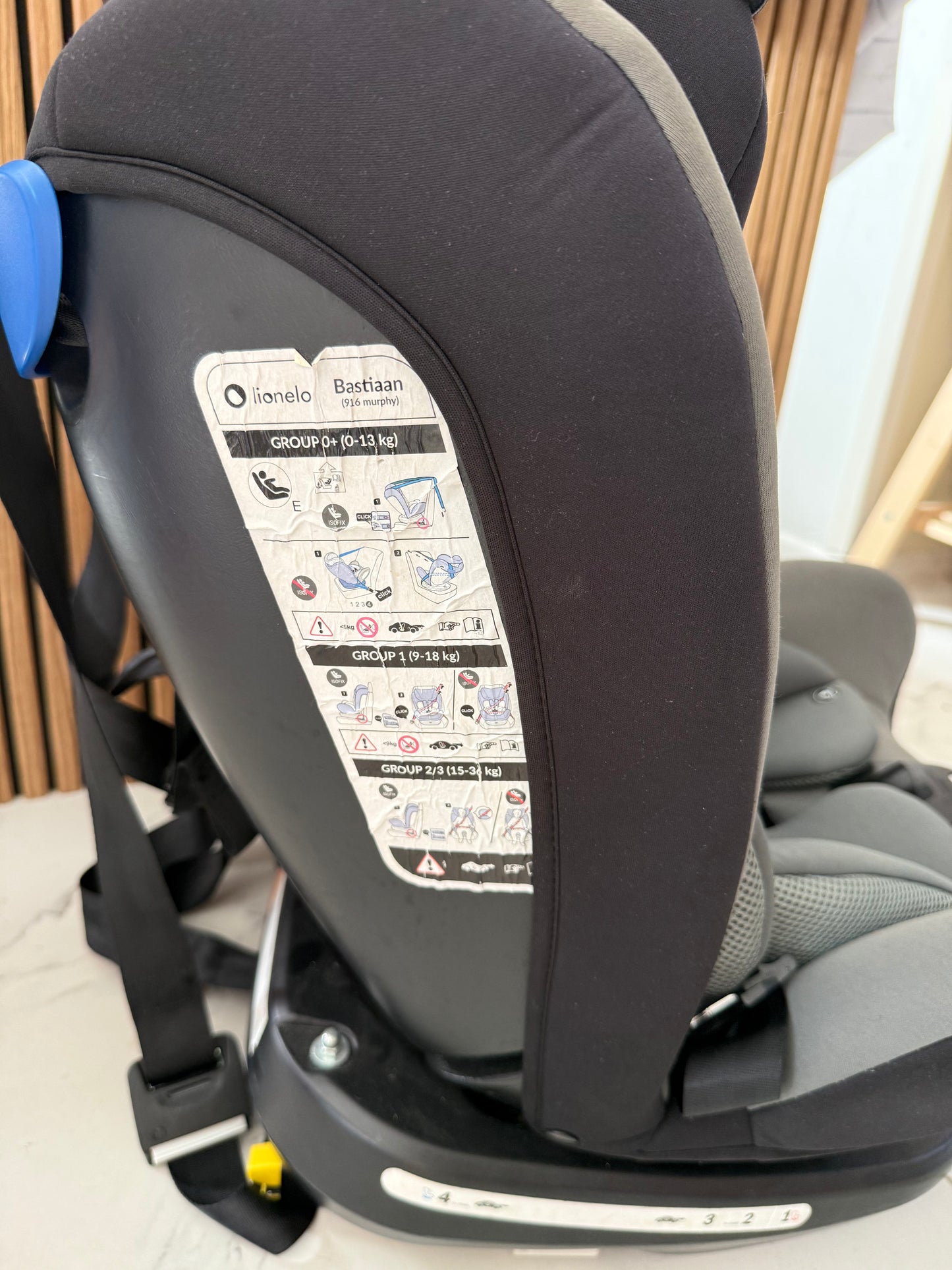 🚗 Lionelo Bastiaan 360° automobilinė kėdutė (0–36 kg)