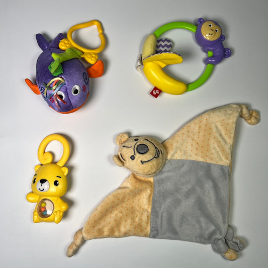 Lavinamų žaisliukų rinkinys "Švelnus pasaulio pažinimas"