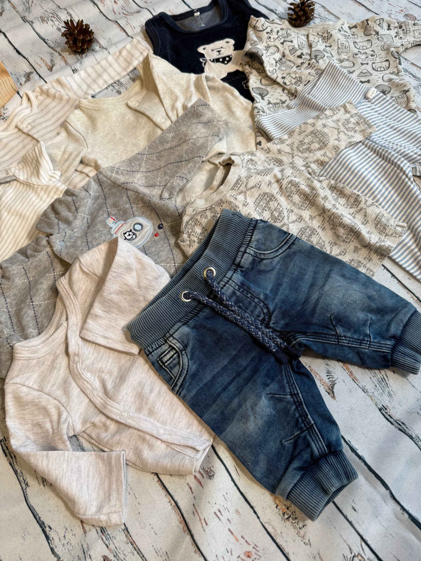 🩵 Debesų berniuko rinkinukas ☁️(50-56 dydis)