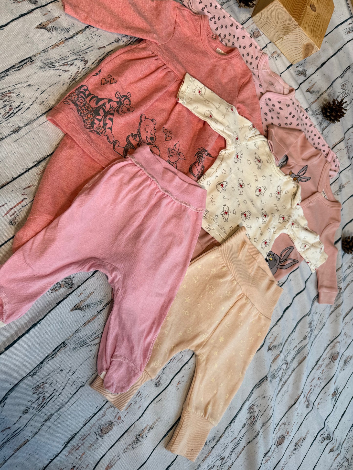 🩷 Varlytės debesų rinkinukas ☁️(50-56 dydis)☁️