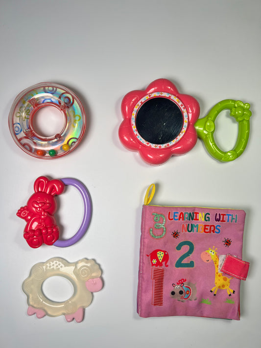 Lavinamų žaisliukų rinkinys "Švelnus pasaulio pažinimas"