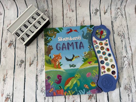 📚🔊 Garsinė knygelė „Skambanti gamta“