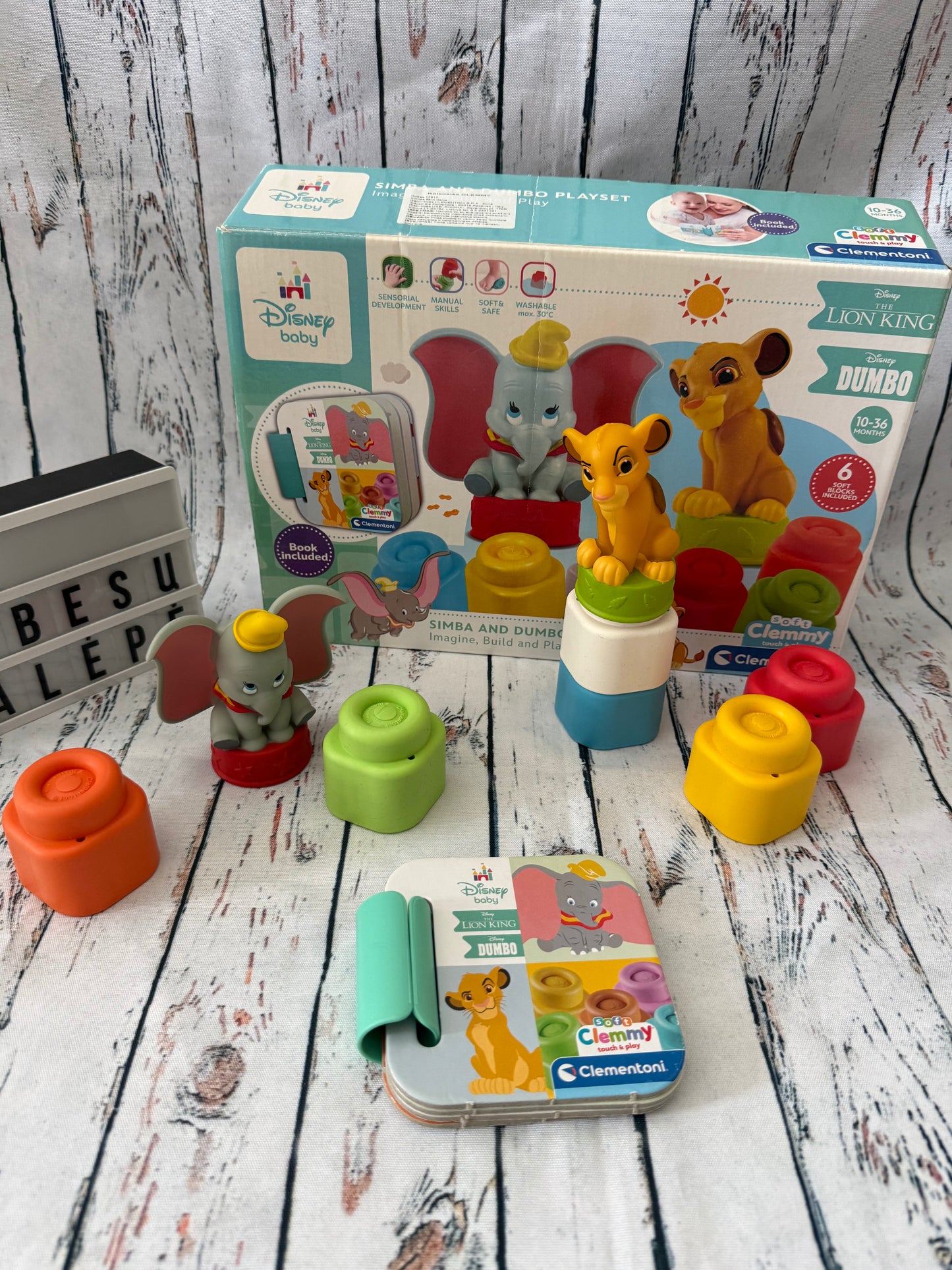 🦁🐘 Clementoni Clemmy Disney Baby „Simba & Dumbo“ rinkinys