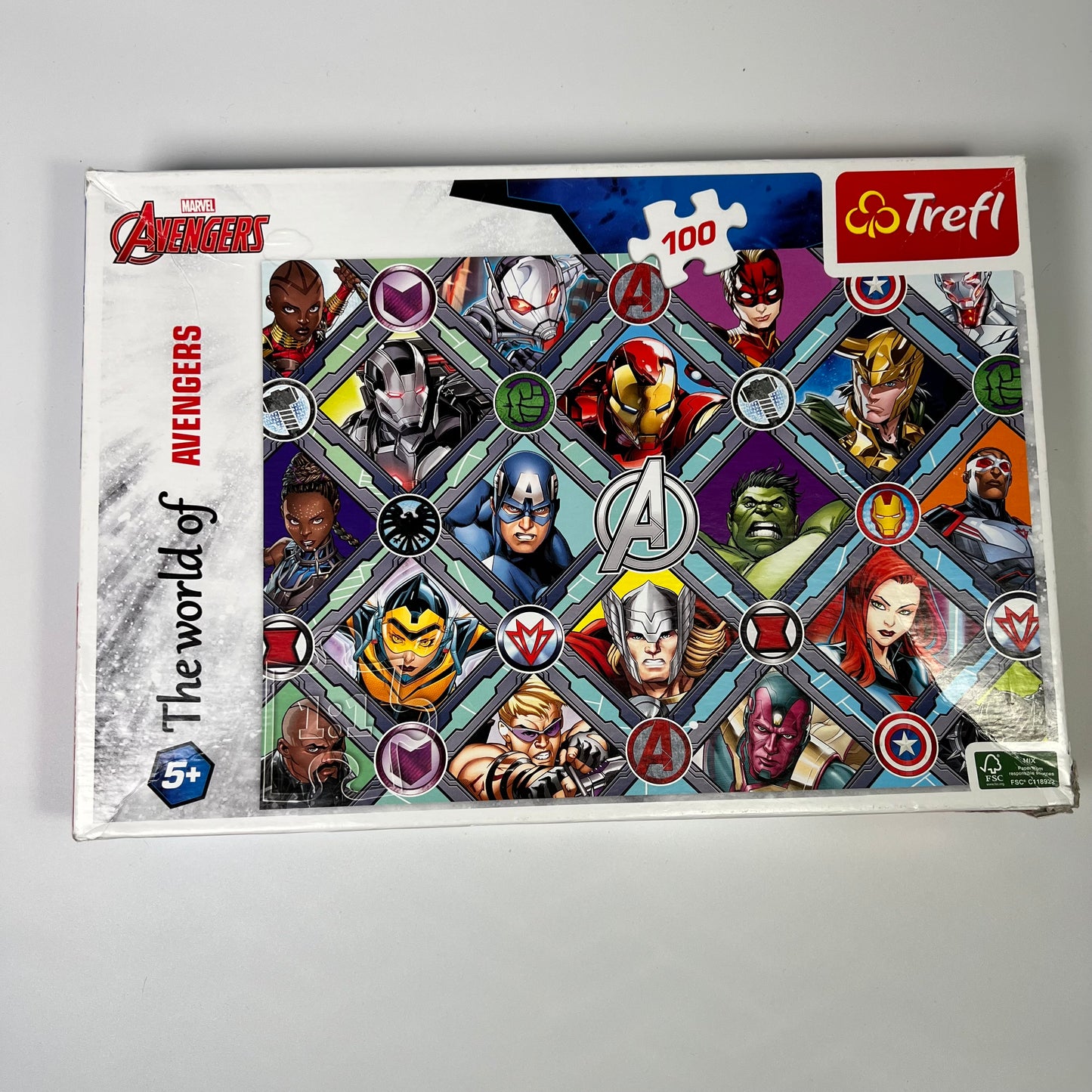 Dėlionė Avengers, Trefl, 100 dalių
