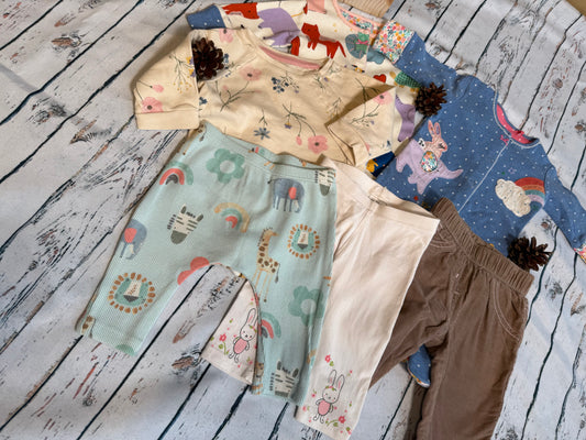 🦒 Vaivorykštės žaidimų rinkinukas 🌈☁️(50-56 dydis)