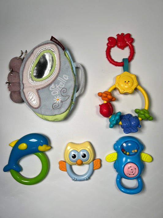 Lavinamų žaisliukų rinkinys "Švelnus pasaulio pažinimas"