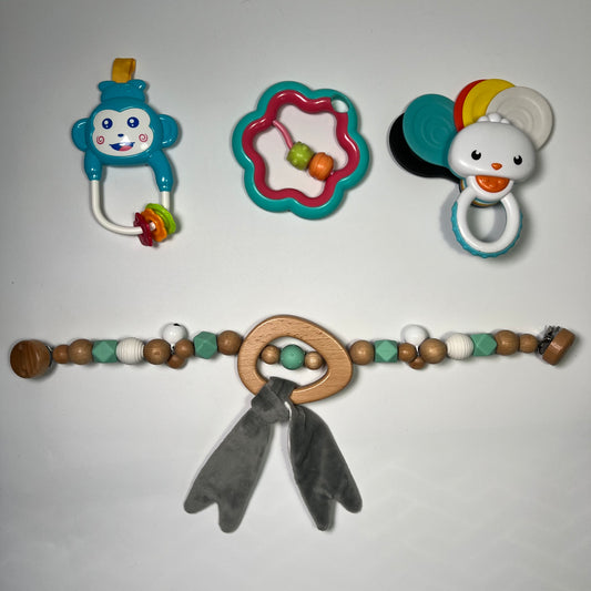 Lavinamų žaisliukų rinkinys "Švelnus pasaulio pažinimas"