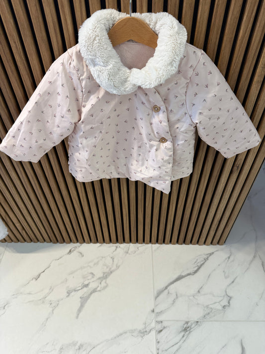 Rožinė striukė Next