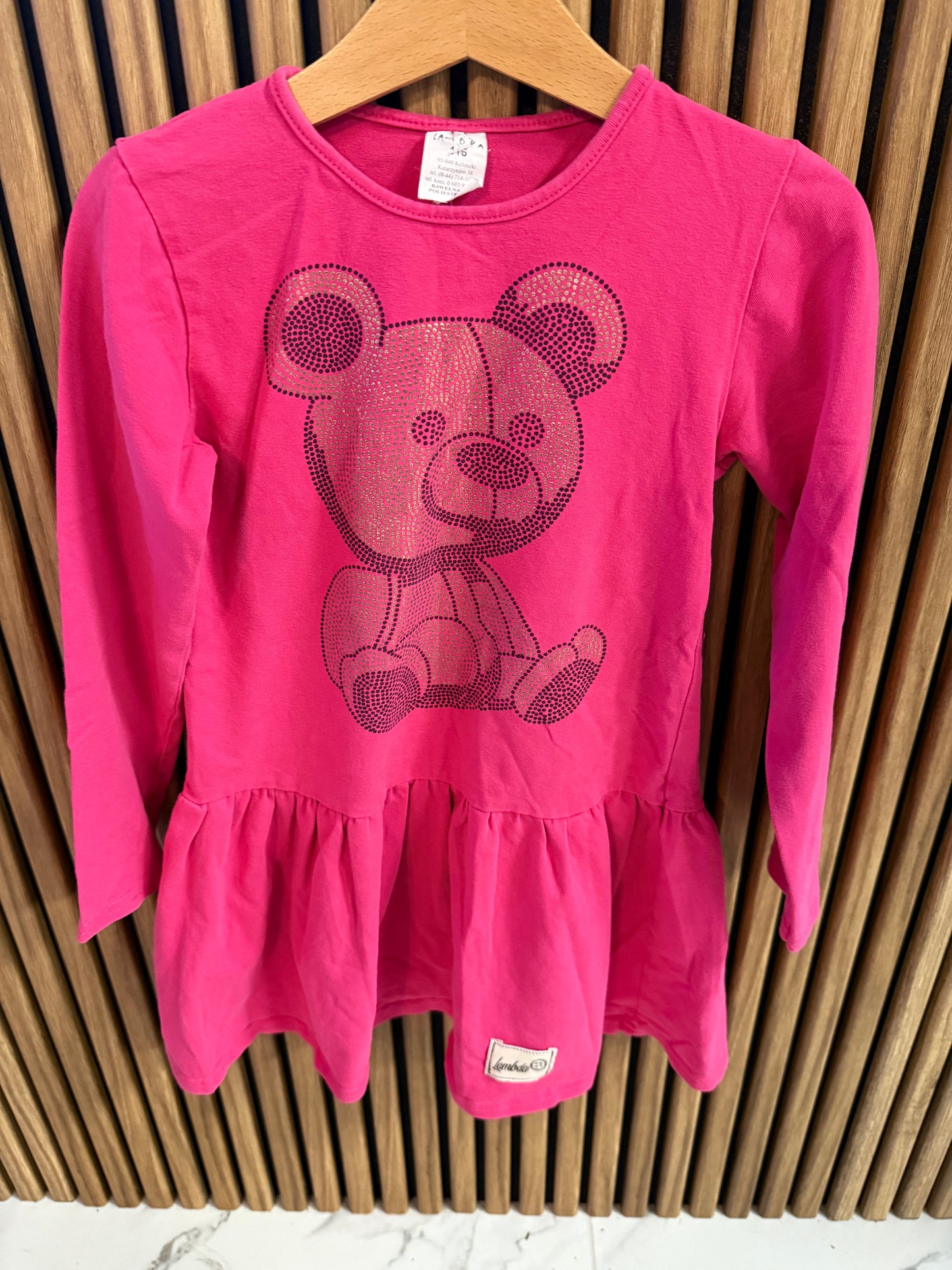 Suknelė su meškučiu