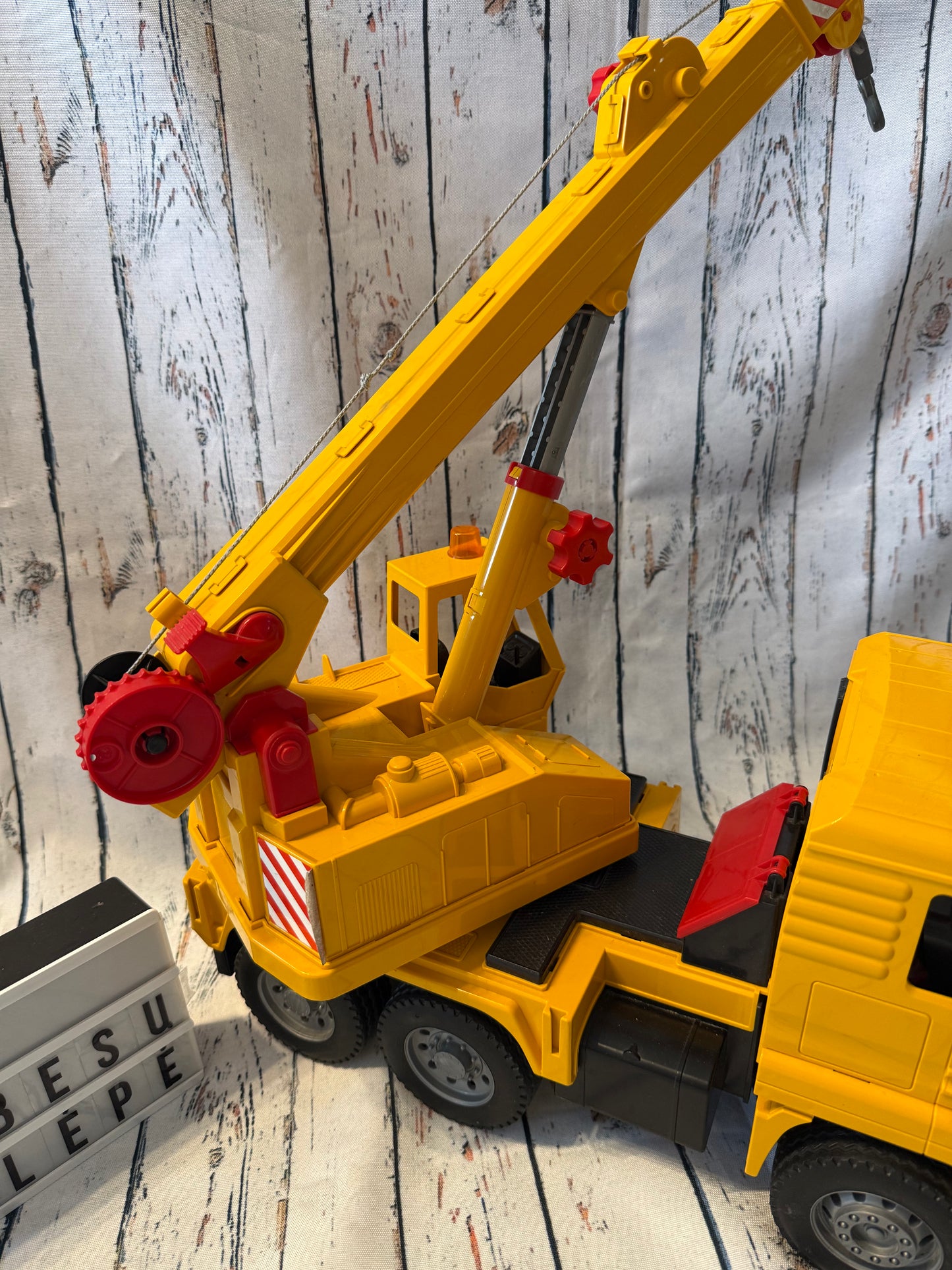 🏗️🚛 BRUDER MAN sunkvežimis su kranu